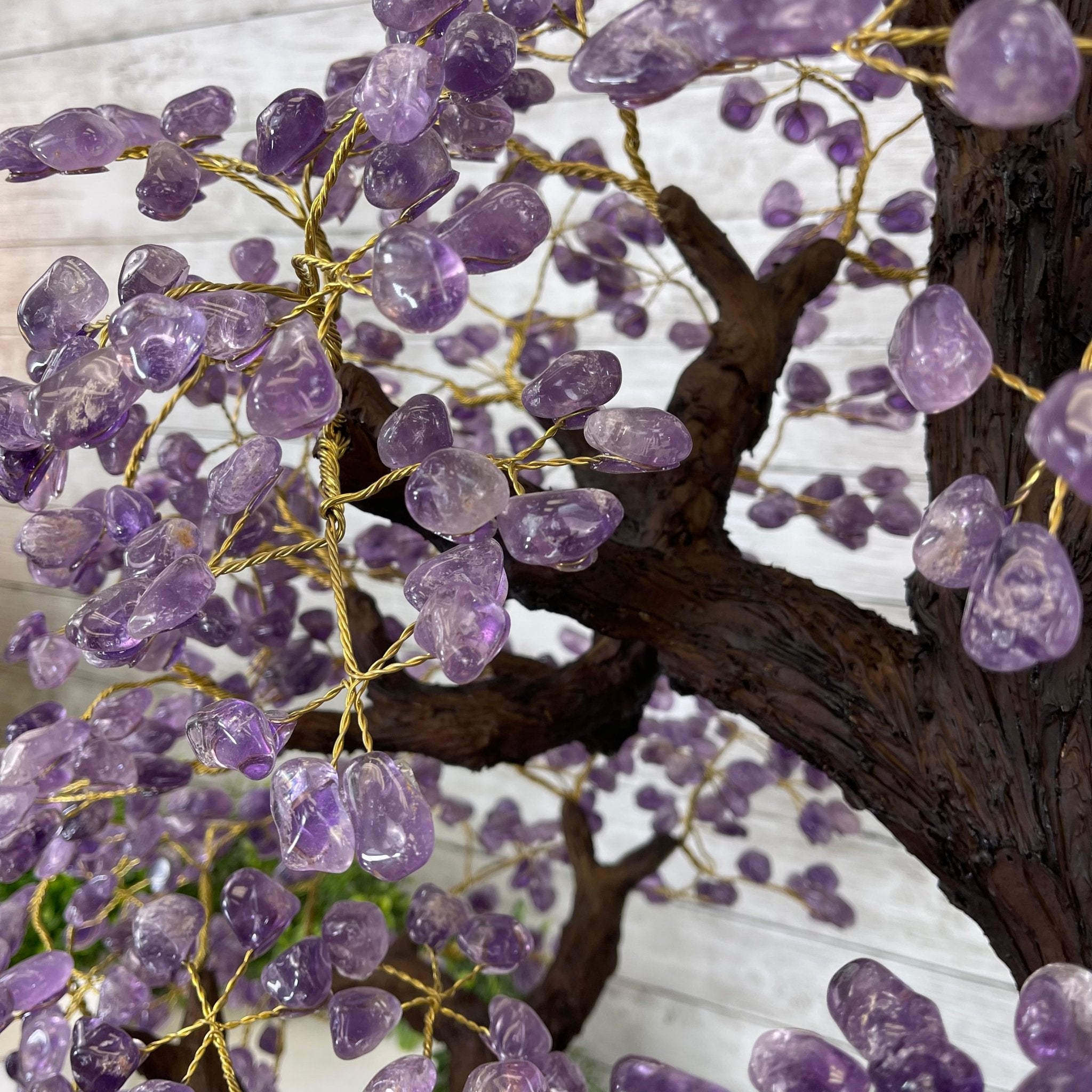 43" Tall Special Amethyst Gemstone Tree w/ Amethyst base, 1140 Gems, Handmade Model #5440AM-002 by Brazil Gems - Brazil GemsBrazil Gems43" Tall Special Amethyst Gemstone Tree w/ Amethyst base, 1140 Gems, Handmade Model #5440AM-002 by Brazil GemsGemstone Trees5440AM-002