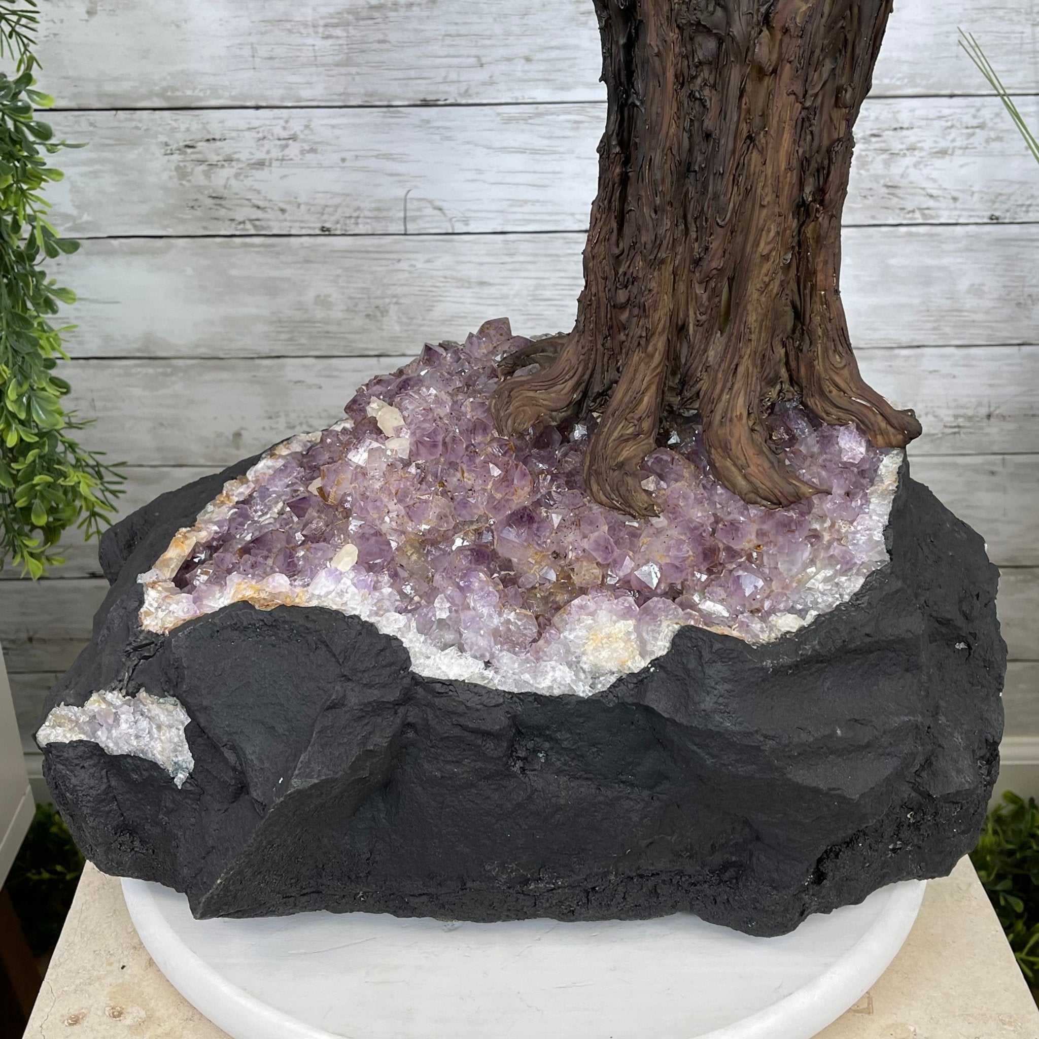 43" Tall Special Amethyst Gemstone Tree w/ Amethyst base, 1140 Gems, Handmade Model #5440AM-002 by Brazil Gems - Brazil GemsBrazil Gems43" Tall Special Amethyst Gemstone Tree w/ Amethyst base, 1140 Gems, Handmade Model #5440AM-002 by Brazil GemsGemstone Trees5440AM-002