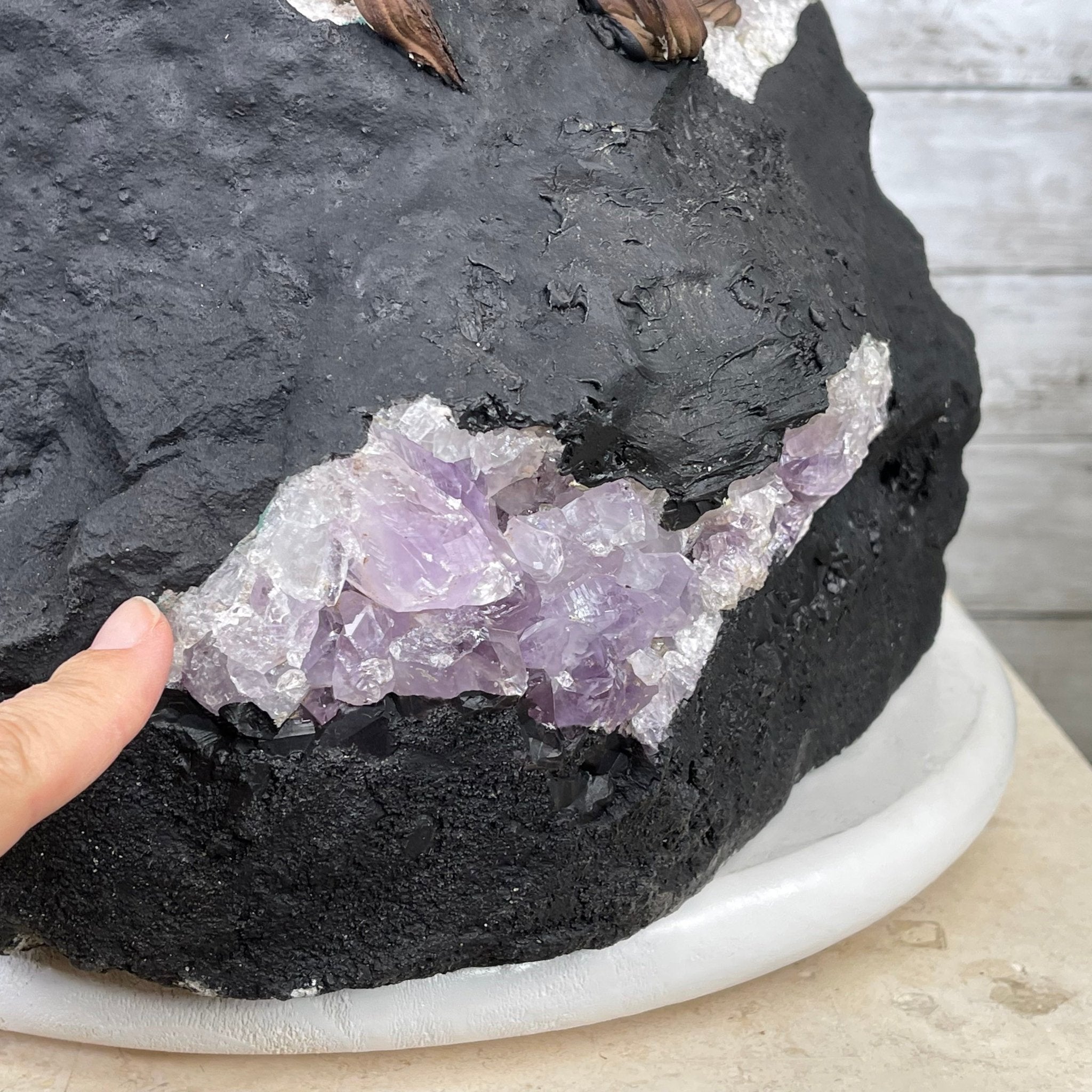 43" Tall Special Amethyst Gemstone Tree w/ Amethyst base, 1140 Gems, Handmade Model #5440AM-002 by Brazil Gems - Brazil GemsBrazil Gems43" Tall Special Amethyst Gemstone Tree w/ Amethyst base, 1140 Gems, Handmade Model #5440AM-002 by Brazil GemsGemstone Trees5440AM-002