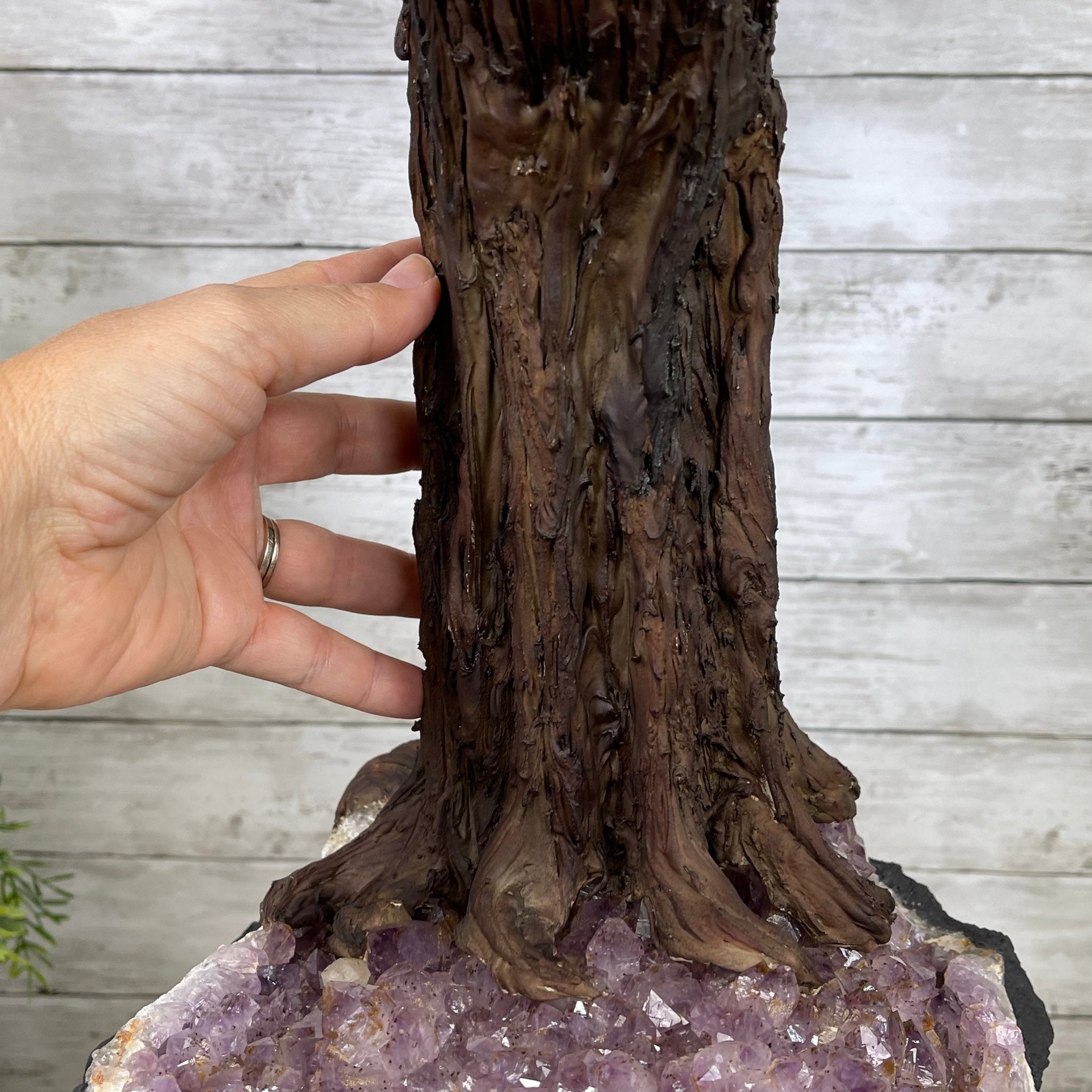 43" Tall Special Amethyst Gemstone Tree w/ Amethyst base, 1140 Gems, Handmade Model #5440AM-002 by Brazil Gems - Brazil GemsBrazil Gems43" Tall Special Amethyst Gemstone Tree w/ Amethyst base, 1140 Gems, Handmade Model #5440AM-002 by Brazil GemsGemstone Trees5440AM-002