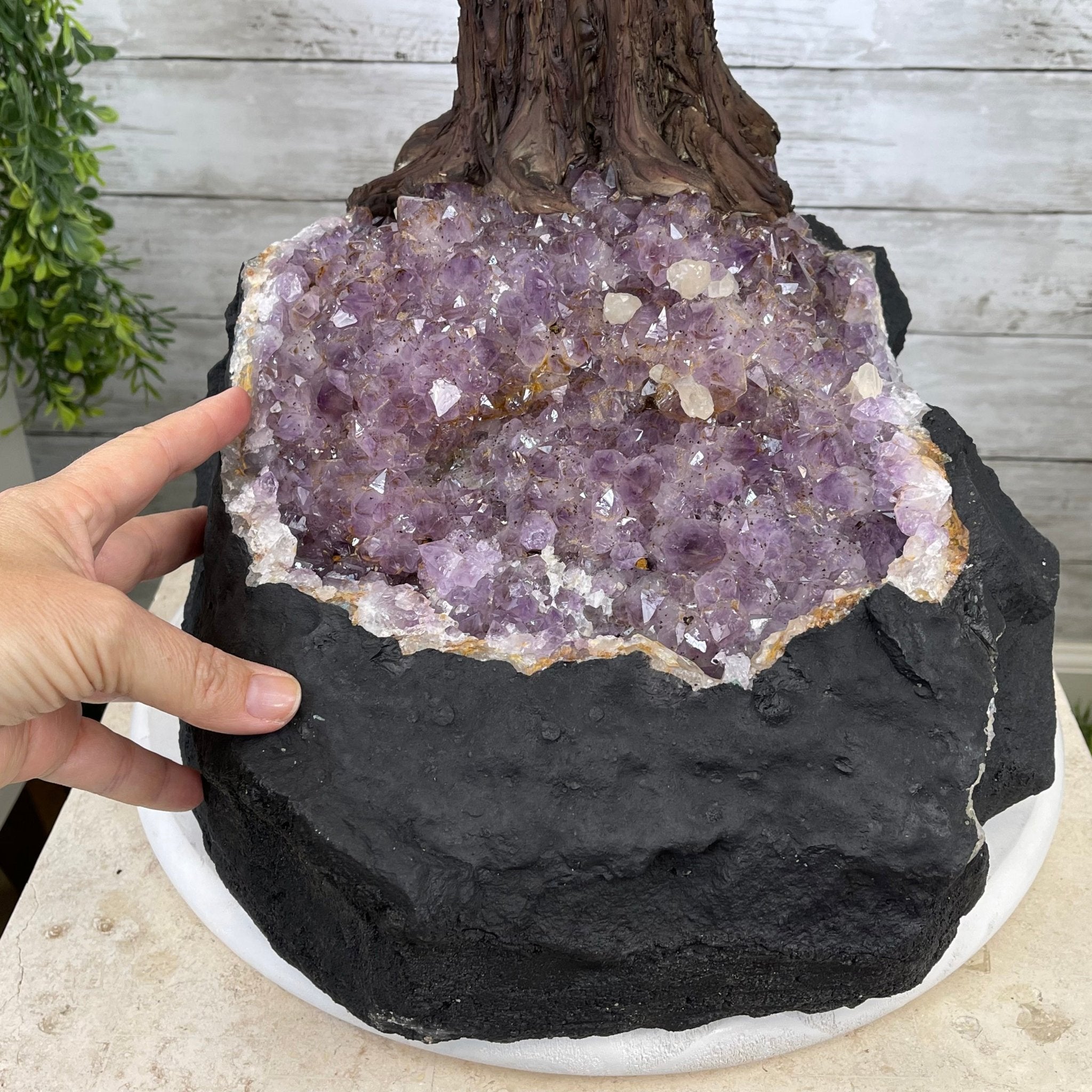 43" Tall Special Amethyst Gemstone Tree w/ Amethyst base, 1140 Gems, Handmade Model #5440AM-002 by Brazil Gems - Brazil GemsBrazil Gems43" Tall Special Amethyst Gemstone Tree w/ Amethyst base, 1140 Gems, Handmade Model #5440AM-002 by Brazil GemsGemstone Trees5440AM-002