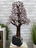43" Tall Special Amethyst & Rose Quartz Gemstone Tree w/ Amethyst base, 1140 Gems, Handmade Model #5440AMRQ-001 by Brazil Gems - Brazil GemsBrazil Gems43" Tall Special Amethyst & Rose Quartz Gemstone Tree w/ Amethyst base, 1140 Gems, Handmade Model #5440AMRQ-001 by Brazil GemsGemstone Trees5440AMRQ-001