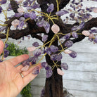 43" Tall Special Amethyst & Rose Quartz Gemstone Tree w/ Amethyst base, 1140 Gems, Handmade Model #5440AMRQ-001 by Brazil Gems - Brazil GemsBrazil Gems43" Tall Special Amethyst & Rose Quartz Gemstone Tree w/ Amethyst base, 1140 Gems, Handmade Model #5440AMRQ-001 by Brazil GemsGemstone Trees5440AMRQ-001