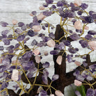 43" Tall Special Amethyst & Rose Quartz Gemstone Tree w/ Amethyst base, 1140 Gems, Handmade Model #5440AMRQ-001 by Brazil Gems - Brazil GemsBrazil Gems43" Tall Special Amethyst & Rose Quartz Gemstone Tree w/ Amethyst base, 1140 Gems, Handmade Model #5440AMRQ-001 by Brazil GemsGemstone Trees5440AMRQ-001