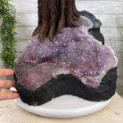 43" Tall Special Rose Quartz Gemstone Tree w/ Amethyst base, 1380 Gems, Handmade #5442RQ-001 by Brazil Gems - Brazil GemsBrazil Gems43" Tall Special Rose Quartz Gemstone Tree w/ Amethyst base, 1380 Gems, Handmade #5442RQ-001 by Brazil GemsGemstone Trees5442RQ-001