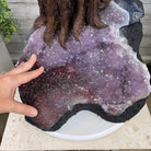 43" Tall Special Rose Quartz Gemstone Tree w/ Amethyst base, 1380 Gems, Handmade #5442RQ-001 by Brazil Gems - Brazil GemsBrazil Gems43" Tall Special Rose Quartz Gemstone Tree w/ Amethyst base, 1380 Gems, Handmade #5442RQ-001 by Brazil GemsGemstone Trees5442RQ-001