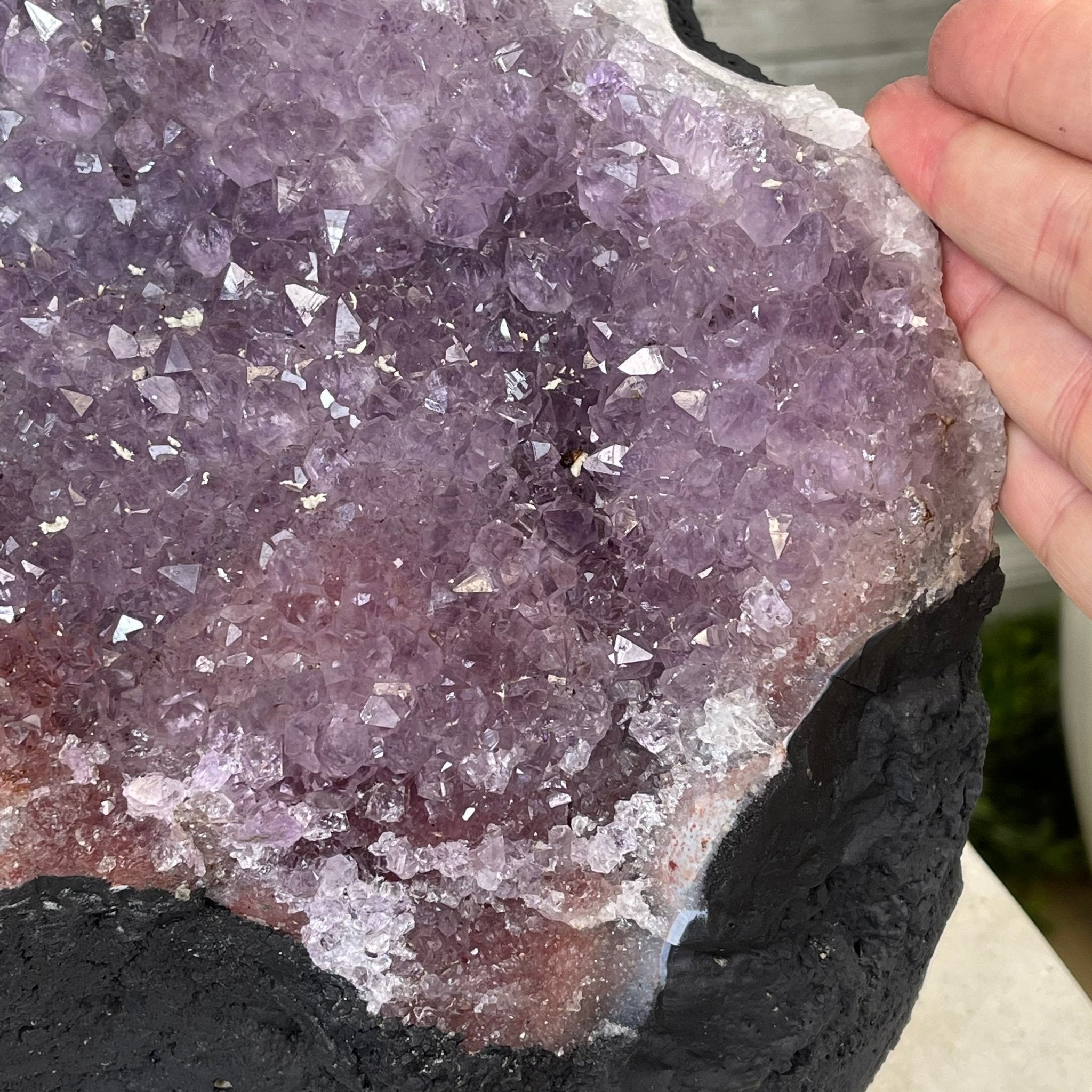 43" Tall Special Rose Quartz Gemstone Tree w/ Amethyst base, 1380 Gems, Handmade #5442RQ-001 by Brazil Gems - Brazil GemsBrazil Gems43" Tall Special Rose Quartz Gemstone Tree w/ Amethyst base, 1380 Gems, Handmade #5442RQ-001 by Brazil GemsGemstone Trees5442RQ-001