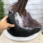 43" Tall Special Rose Quartz Gemstone Tree w/ Amethyst base, 1380 Gems, Handmade #5442RQ-001 by Brazil Gems - Brazil GemsBrazil Gems43" Tall Special Rose Quartz Gemstone Tree w/ Amethyst base, 1380 Gems, Handmade #5442RQ-001 by Brazil GemsGemstone Trees5442RQ-001
