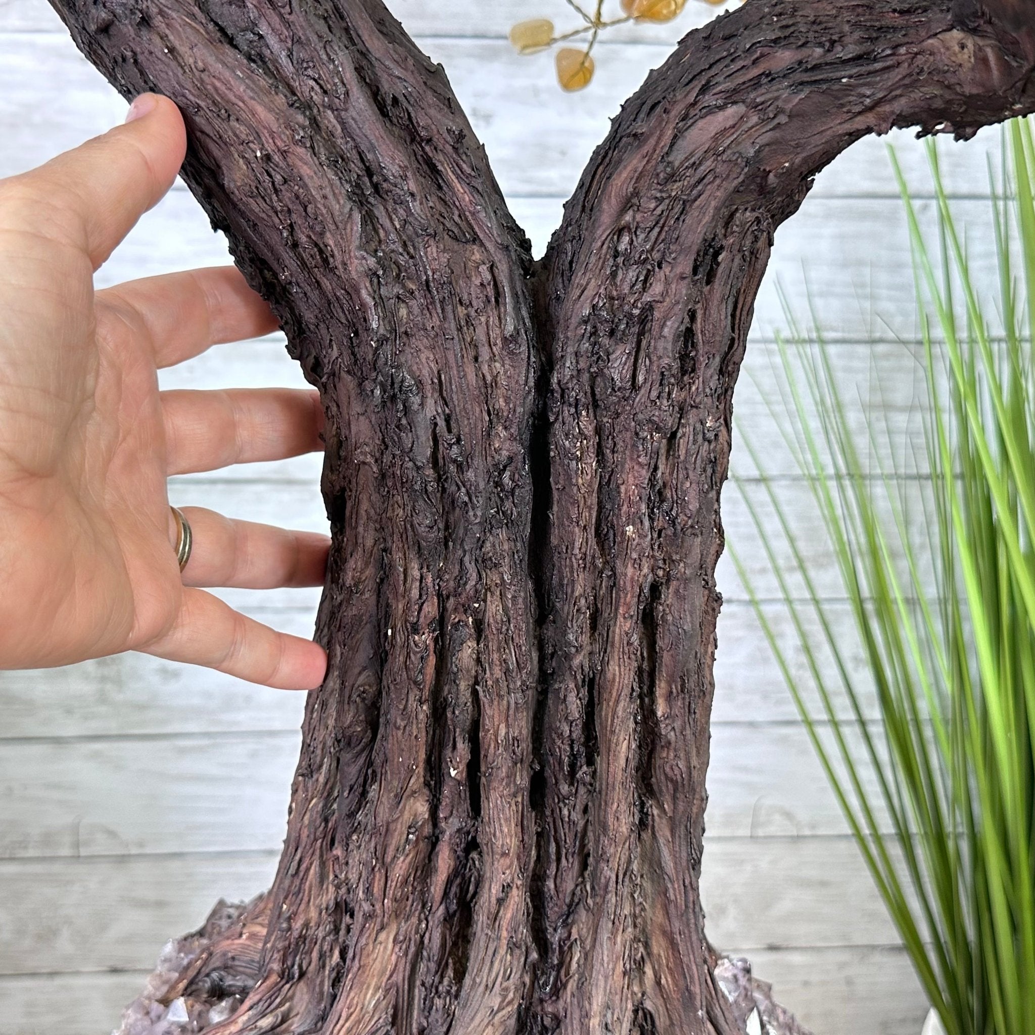 45" Tall Special Citrine Gemstone Tree w/ Amethyst base, 1320 Gems, Handmade, 89.6 lbs #5441CI-001 by Brazil Gems - Brazil GemsBrazil Gems45" Tall Special Citrine Gemstone Tree w/ Amethyst base, 1320 Gems, Handmade, 89.6 lbs #5441CI-001 by Brazil GemsGemstone Trees5441CI-001