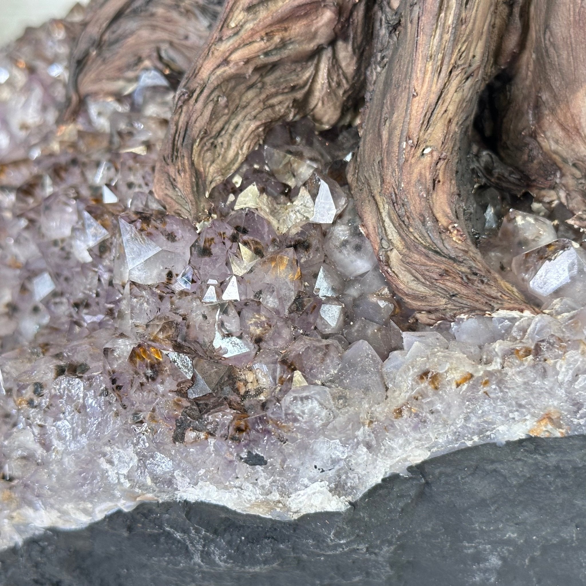 45" Tall Special Citrine Gemstone Tree w/ Amethyst base, 1320 Gems, Handmade, 89.6 lbs #5441CI-001 by Brazil Gems - Brazil GemsBrazil Gems45" Tall Special Citrine Gemstone Tree w/ Amethyst base, 1320 Gems, Handmade, 89.6 lbs #5441CI-001 by Brazil GemsGemstone Trees5441CI-001