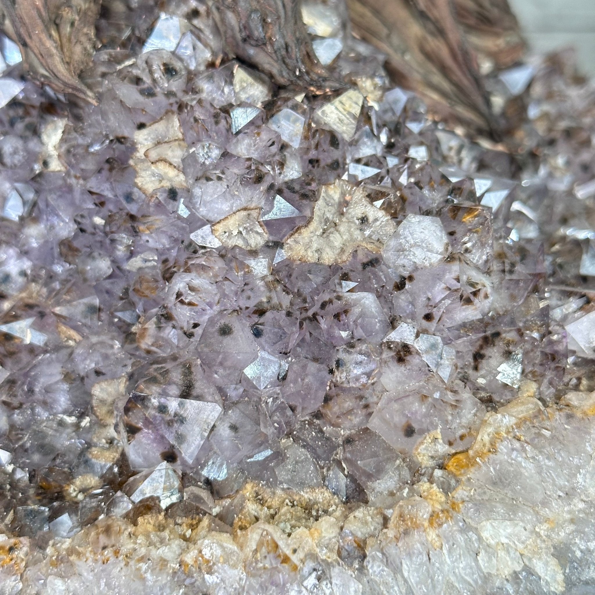 45" Tall Special Citrine Gemstone Tree w/ Amethyst base, 1320 Gems, Handmade, 89.6 lbs #5441CI-001 by Brazil Gems - Brazil GemsBrazil Gems45" Tall Special Citrine Gemstone Tree w/ Amethyst base, 1320 Gems, Handmade, 89.6 lbs #5441CI-001 by Brazil GemsGemstone Trees5441CI-001