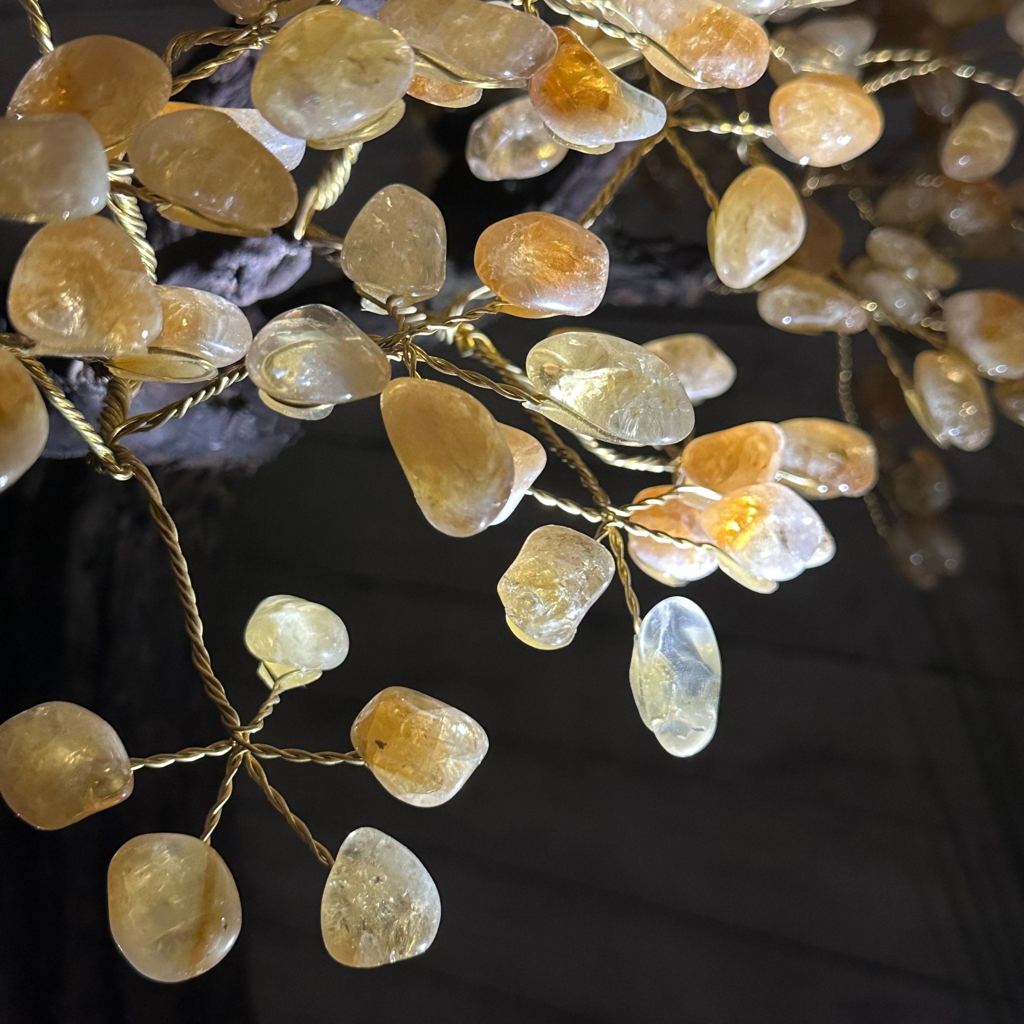 45" Tall Special Citrine Gemstone Tree w/ Amethyst base, 1320 Gems, Handmade, 89.6 lbs #5441CI-001 by Brazil Gems - Brazil GemsBrazil Gems45" Tall Special Citrine Gemstone Tree w/ Amethyst base, 1320 Gems, Handmade, 89.6 lbs #5441CI-001 by Brazil GemsGemstone Trees5441CI-001