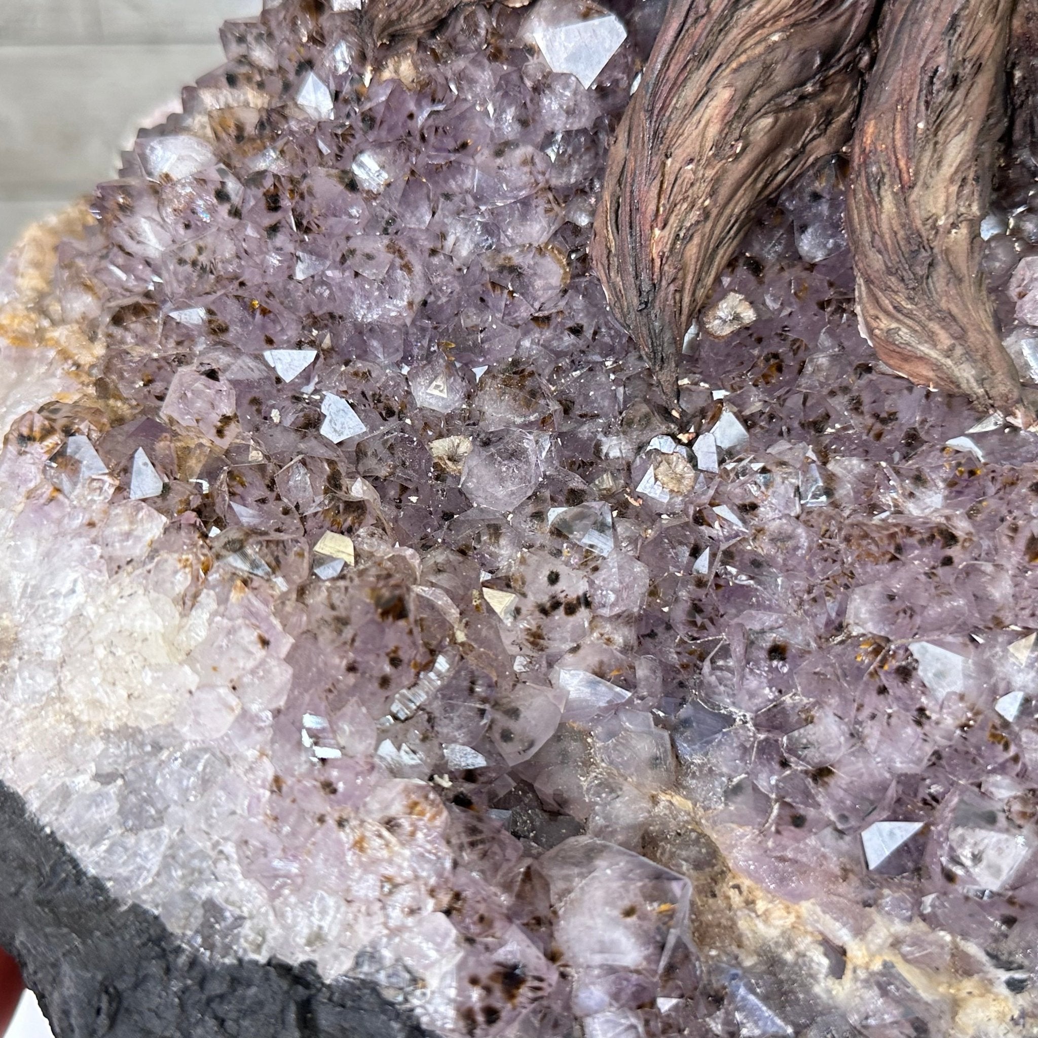 45" Tall Special Citrine Gemstone Tree w/ Amethyst base, 1320 Gems, Handmade, 89.6 lbs #5441CI-001 by Brazil Gems - Brazil GemsBrazil Gems45" Tall Special Citrine Gemstone Tree w/ Amethyst base, 1320 Gems, Handmade, 89.6 lbs #5441CI-001 by Brazil GemsGemstone Trees5441CI-001