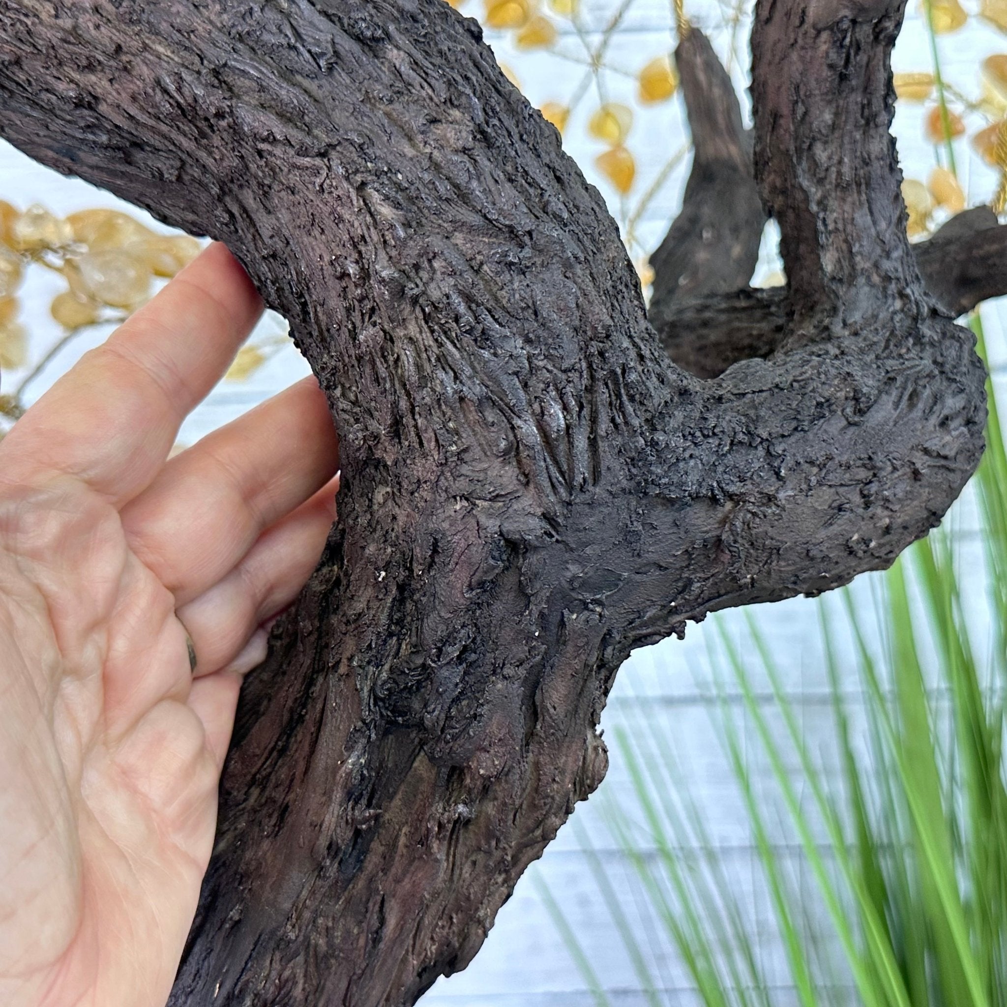 45" Tall Special Citrine Gemstone Tree w/ Amethyst base, 1320 Gems, Handmade, 89.6 lbs #5441CI-001 by Brazil Gems - Brazil GemsBrazil Gems45" Tall Special Citrine Gemstone Tree w/ Amethyst base, 1320 Gems, Handmade, 89.6 lbs #5441CI-001 by Brazil GemsGemstone Trees5441CI-001