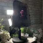 Super Quality Amethyst Cluster on Rotating Stand, 101.8 lbs & 26" Tall #5492 - 0032 - Brazil GemsBrazil GemsSuper Quality Amethyst Cluster on Rotating Stand, 101.8 lbs & 26" Tall #5492 - 0032Clusters on Rotating Bases5492 - 0032
