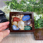 7 Chakra Stones in a Handmade Wooden Box Set, Engraved #5255 by Brazil Gems - Brazil GemsBrazil Gems7 Chakra Stones in a Handmade Wooden Box Set, Engraved #5255 by Brazil GemsChakra Stone Sets5255CHAK
