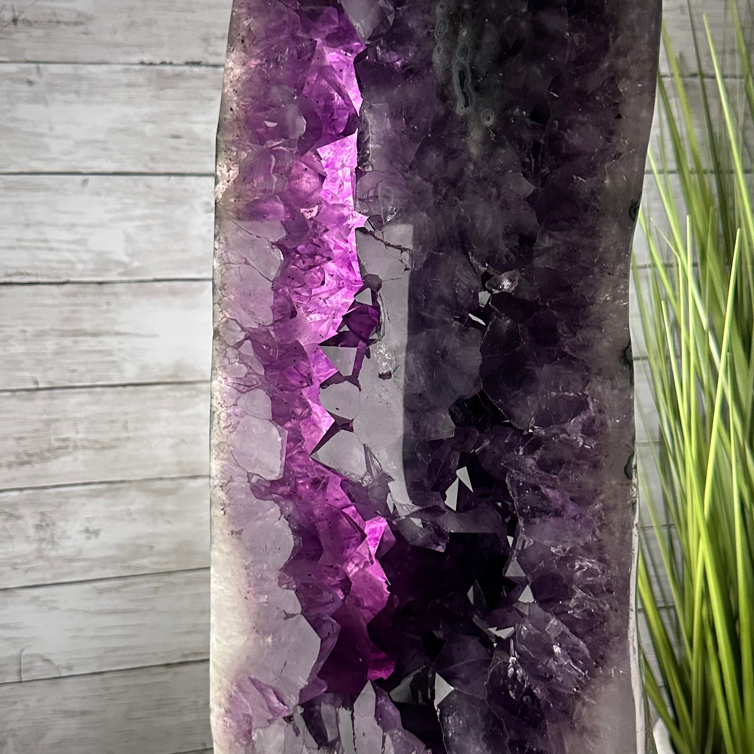 Extra Quality Polished Brazilian Amethyst Cathedral, 83.8 lbs & 23" tall Model #5602-0008 by Brazil Gems - Brazil GemsBrazil GemsExtra Quality Polished Brazilian Amethyst Cathedral, 83.8 lbs & 23" tall Model #5602-0008 by Brazil GemsPolished Cathedrals5602-0008