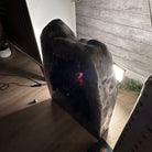 Large Super Quality Polished Brazilian Amethyst Cathedral, 185.7 lbs & 24.5" tall Model #5602-0073 by Brazil Gems - Brazil GemsBrazil GemsLarge Super Quality Polished Brazilian Amethyst Cathedral, 185.7 lbs & 24.5" tall Model #5602-0073 by Brazil GemsPolished Cathedrals5602-0073