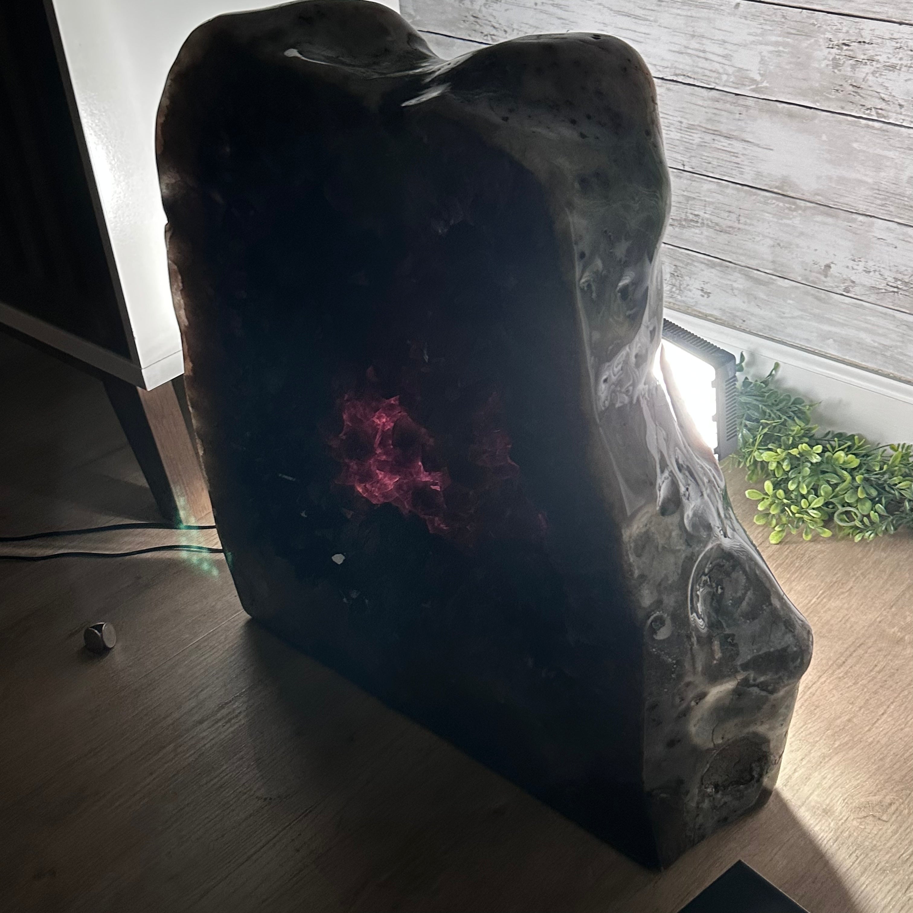 Super Quality Polished Brazilian Amethyst Cathedral, 161.6 lbs & 21.25" tall Model #5602-0072 by Brazil Gems - Brazil GemsBrazil GemsSuper Quality Polished Brazilian Amethyst Cathedral, 161.6 lbs & 21.25" tall Model #5602-0072 by Brazil GemsPolished Cathedrals5602-0072