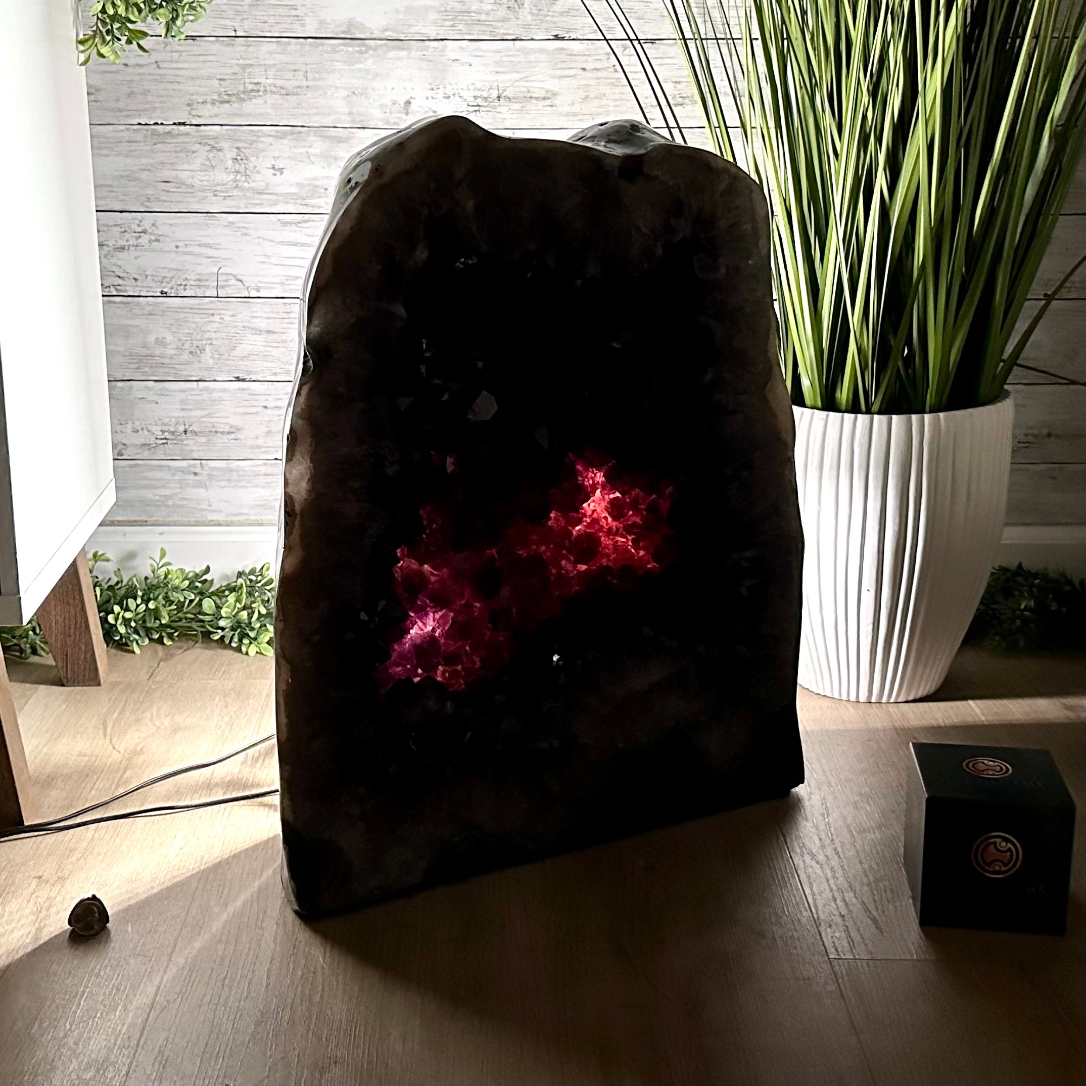 Super Quality Polished Brazilian Amethyst Cathedral, 161.6 lbs & 21.25" tall Model #5602-0072 by Brazil Gems - Brazil GemsBrazil GemsSuper Quality Polished Brazilian Amethyst Cathedral, 161.6 lbs & 21.25" tall Model #5602-0072 by Brazil GemsPolished Cathedrals5602-0072