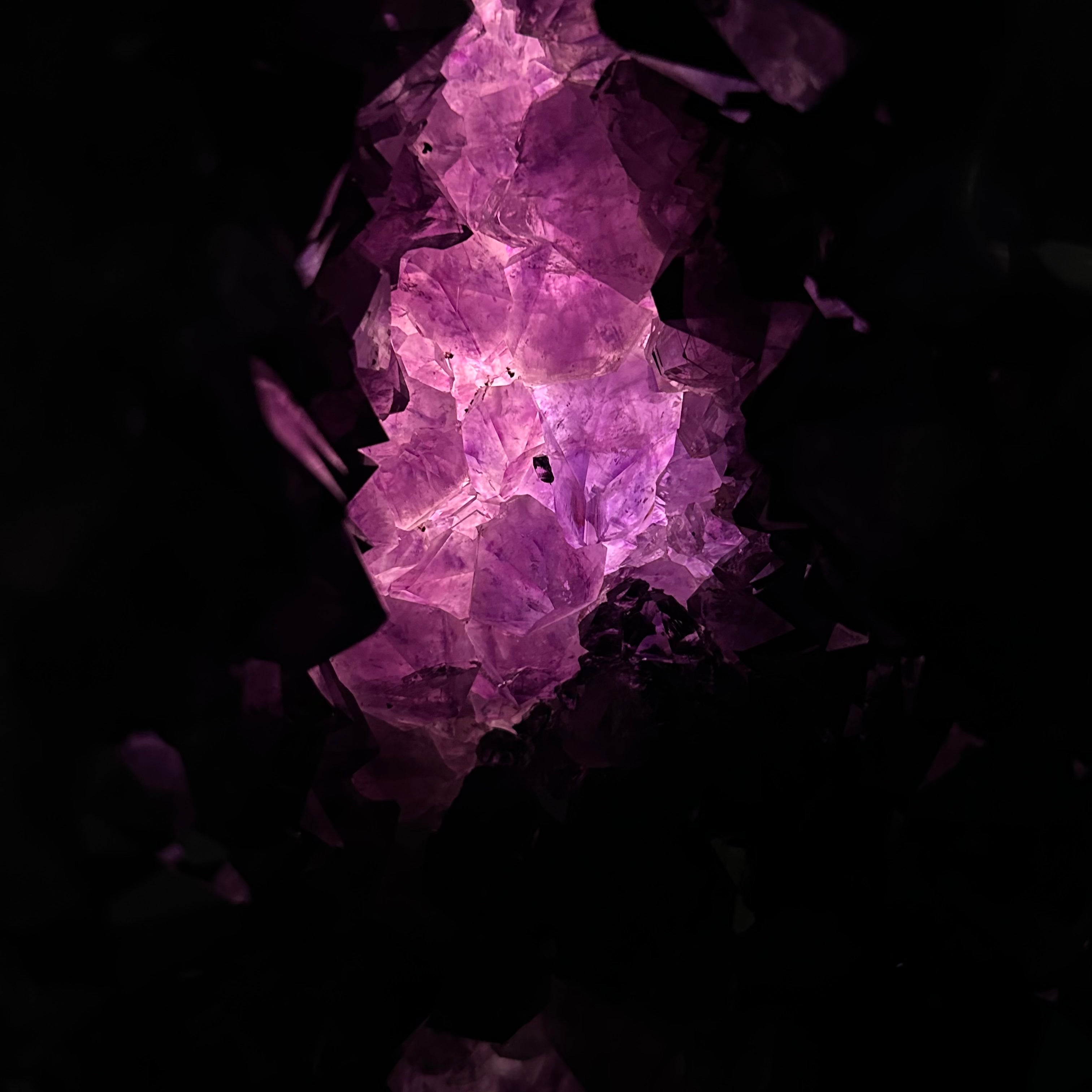 Extra Plus Quality Polished Brazilian Amethyst Cathedral, 103.7 lbs & 23" tall Model #5602-0061 by Brazil Gems - Brazil GemsBrazil GemsExtra Plus Quality Polished Brazilian Amethyst Cathedral, 103.7 lbs & 23" tall Model #5602-0061 by Brazil GemsPolished Cathedrals5602-0061