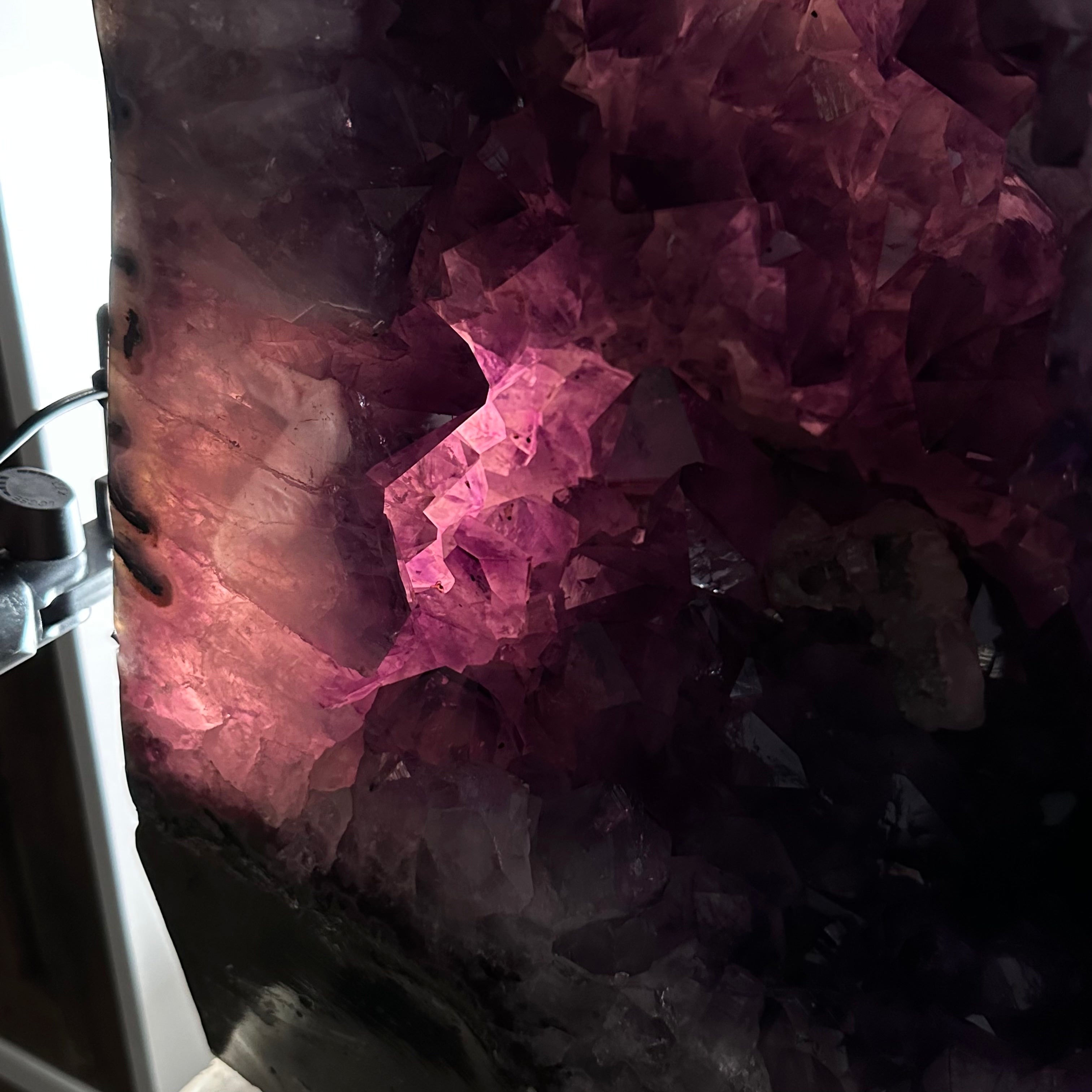 Super Quality Polished Brazilian Amethyst Cathedral, 140.1 lbs & 24.6" tall Model #5602-0201 by Brazil Gems - Brazil GemsBrazil GemsSuper Quality Polished Brazilian Amethyst Cathedral, 140.1 lbs & 24.6" tall Model #5602-0201 by Brazil GemsPolished Cathedrals5602-0201