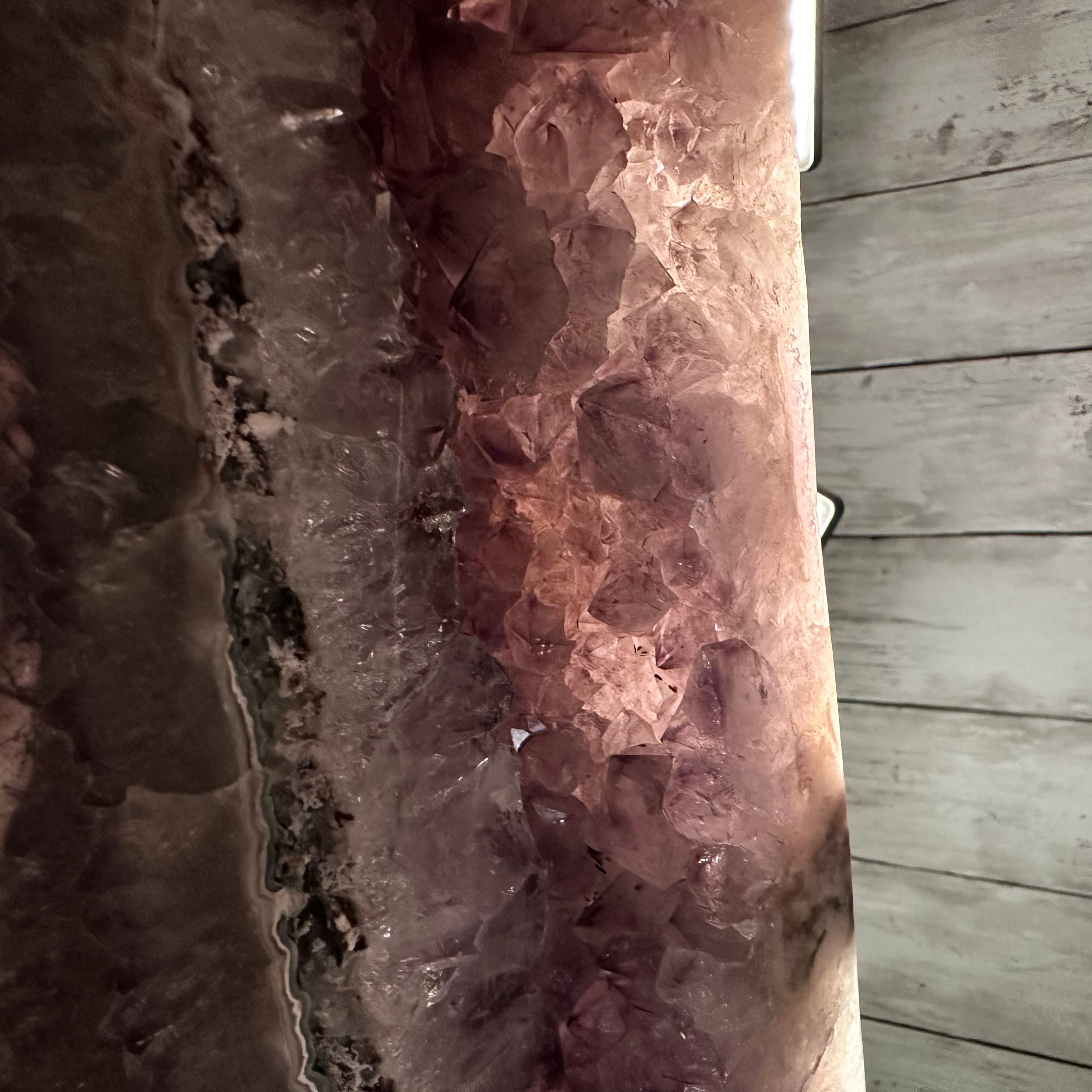 Extra Quality Polished Brazilian Amethyst Cathedral, 78.6 lbs & 24.5" tall Model #5602-0178 by Brazil Gems - Brazil GemsBrazil GemsExtra Quality Polished Brazilian Amethyst Cathedral, 78.6 lbs & 24.5" tall Model #5602-0178 by Brazil GemsPolished Cathedrals5602-0178