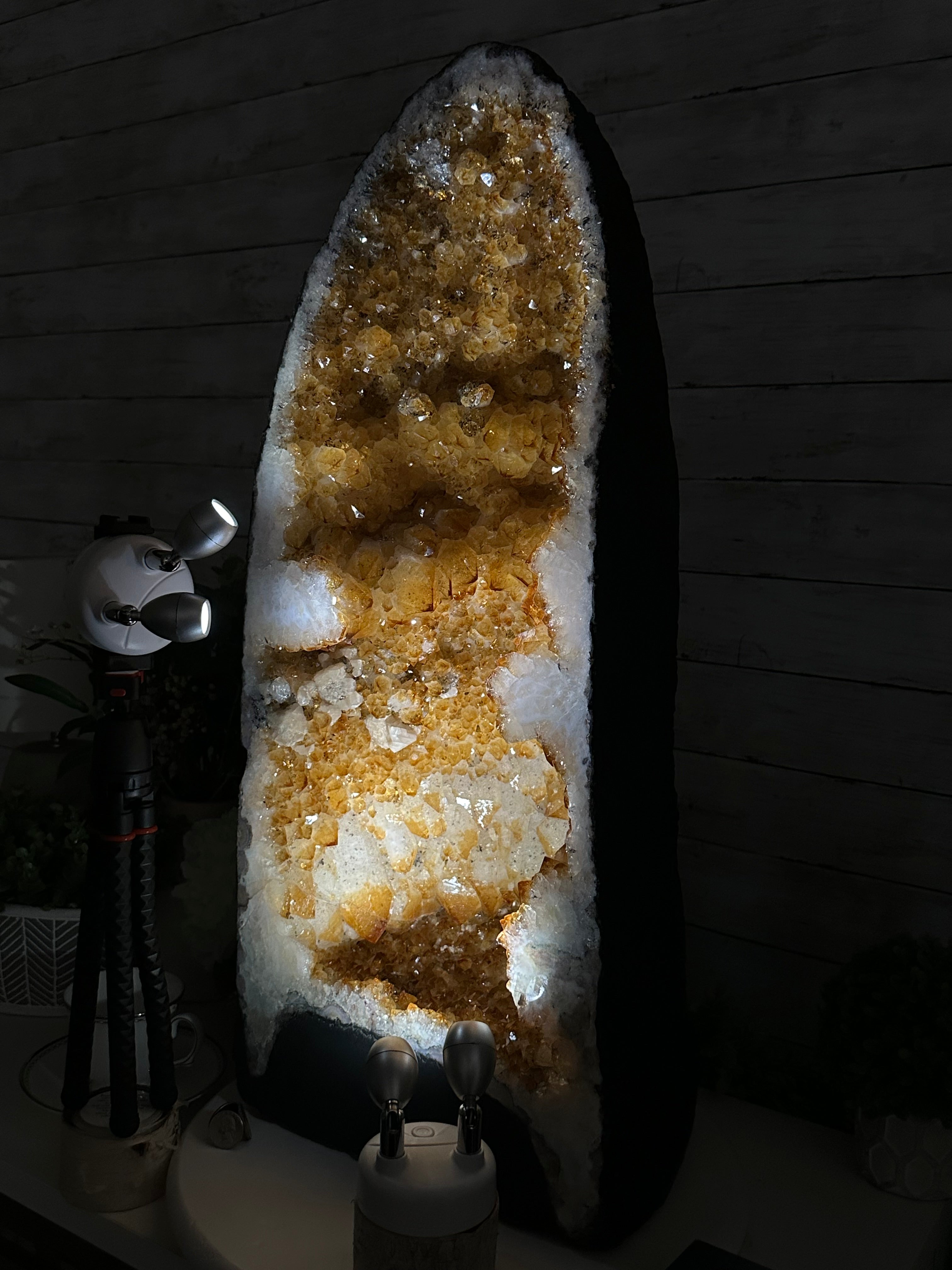 Extra Quality Citrine Cathedral, 103.9 lbs & 26.5" Tall #5603-0309 by Brazil Gems® - Brazil GemsBrazil GemsExtra Quality Citrine Cathedral, 103.9 lbs & 26.5" Tall #5603-0309 by Brazil Gems®Cathedrals5603-0309