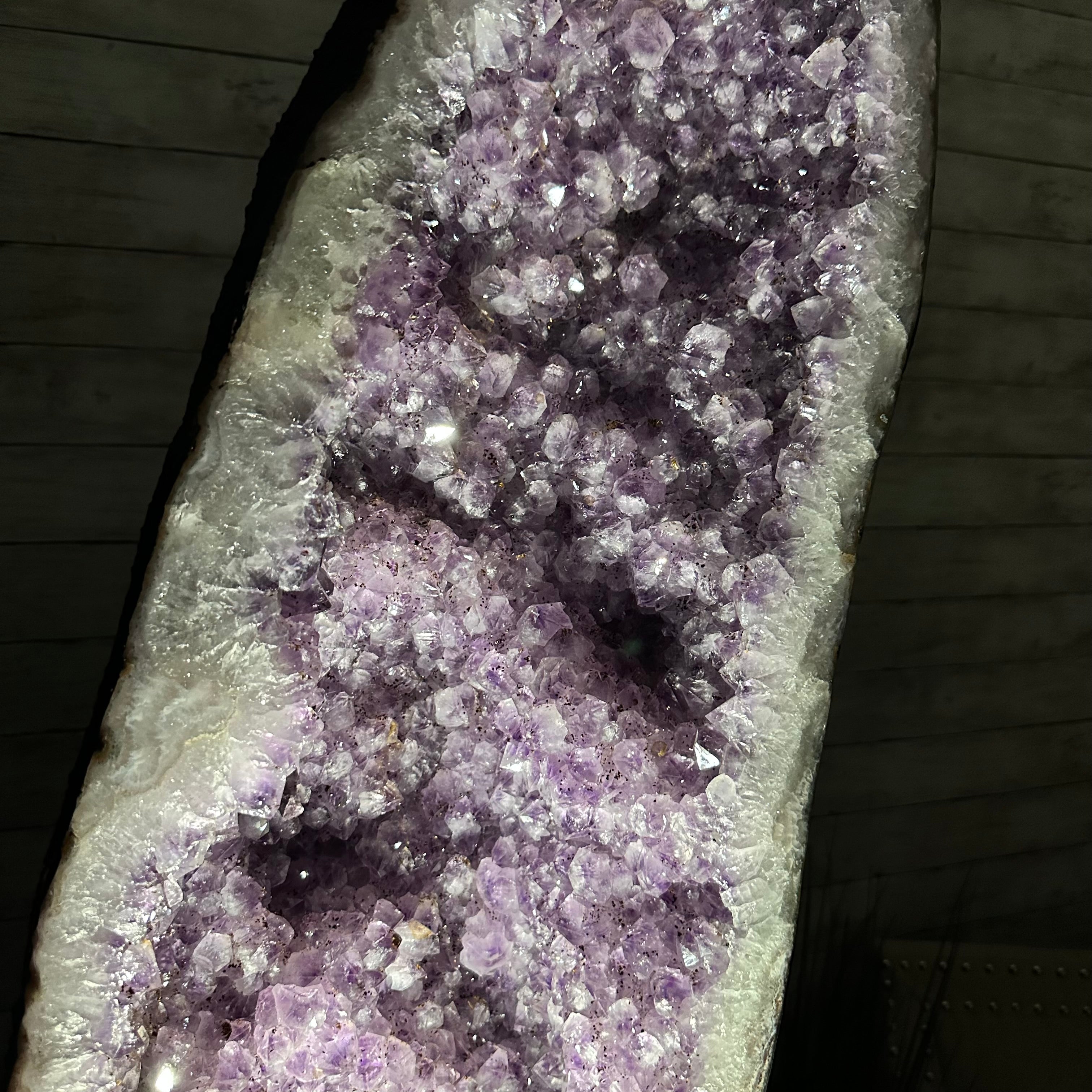 Extra Quality Brazilian Amethyst Cathedral, 510 lbs & 70" Tall #5601-1335 - Brazil GemsBrazil GemsExtra Quality Brazilian Amethyst Cathedral, 510 lbs & 70" Tall #5601-1335Cathedrals5601-1335