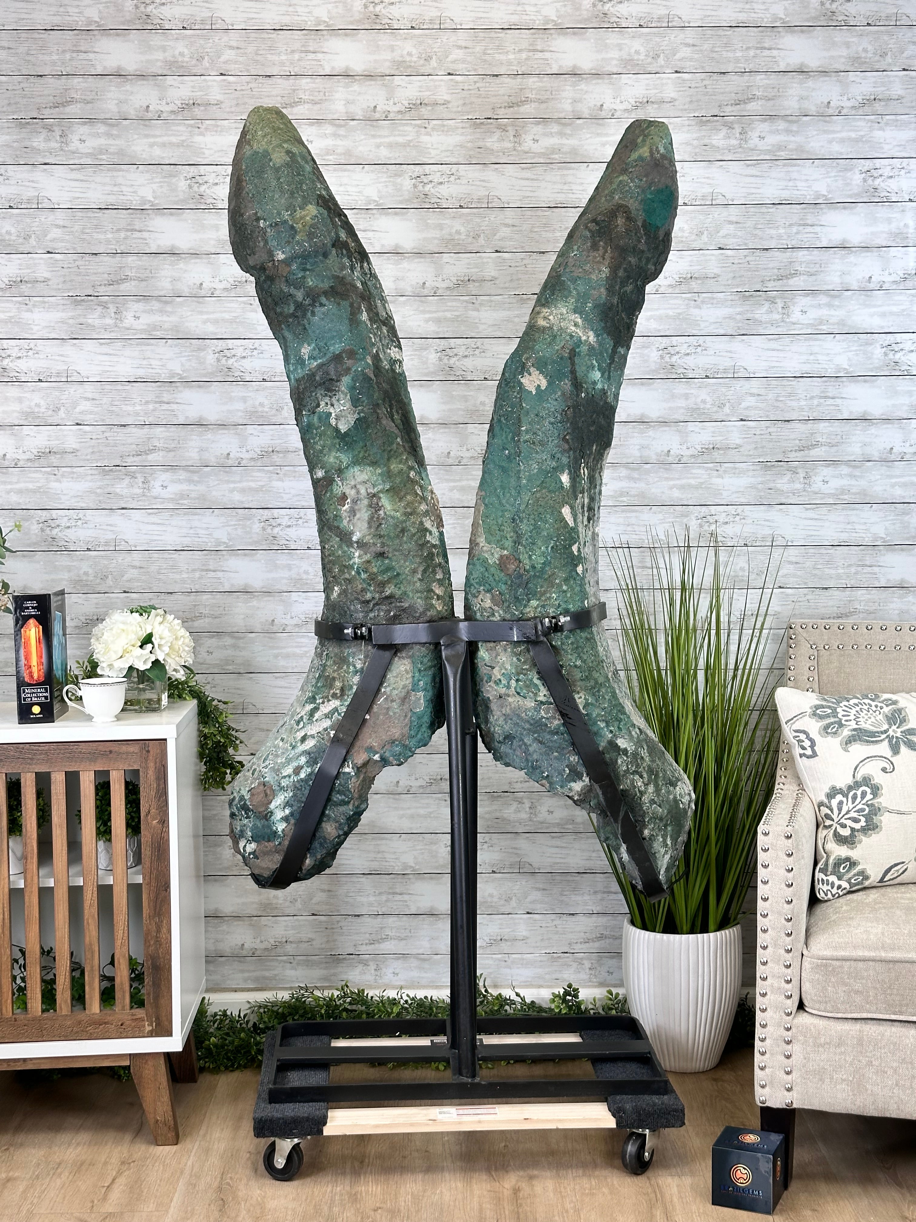 Extra Plus Quality Amethyst Butterfly Wings 311 lbs & 72" Tall #5493-0045 - Brazil GemsBrazil GemsExtra Plus Quality Amethyst Butterfly Wings 311 lbs & 72" Tall #5493-0045Amethyst Butterfly Wings5493-0045