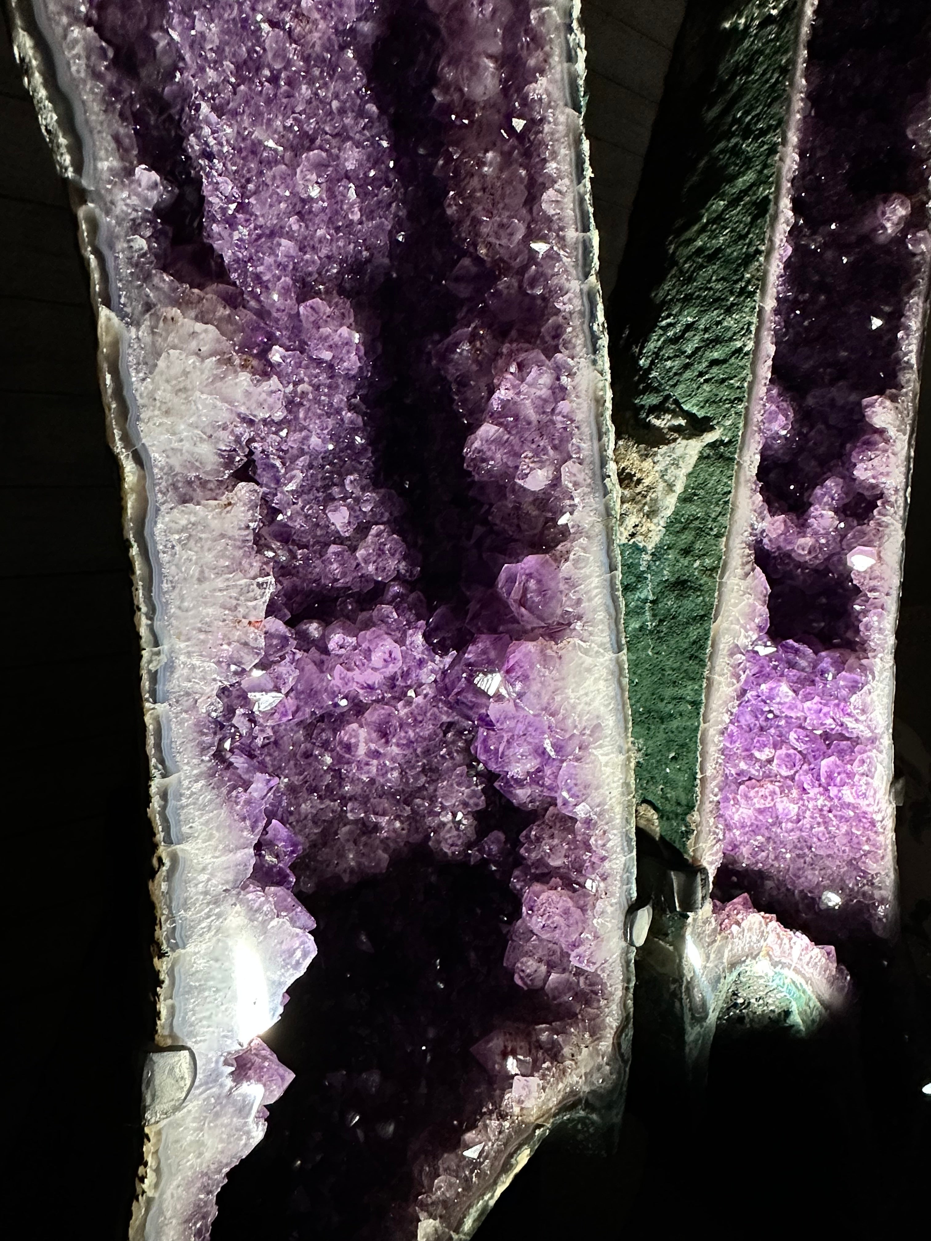 Extra Plus Quality Amethyst Butterfly Wings 311 lbs & 72" Tall #5493-0045 - Brazil GemsBrazil GemsExtra Plus Quality Amethyst Butterfly Wings 311 lbs & 72" Tall #5493-0045Amethyst Butterfly Wings5493-0045