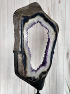 Large Super Quality Amethyst Portal, Rotating Stand, 381 lbs & 83" Tall #5604-0131 - Brazil GemsBrazil GemsLarge Super Quality Amethyst Portal, Rotating Stand, 381 lbs & 83" Tall #5604-0131Portals on Rotating Bases5604-0131