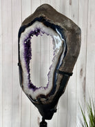 Large Super Quality Amethyst Portal, Rotating Stand, 381 lbs & 83" Tall #5604-0131 - Brazil GemsBrazil GemsLarge Super Quality Amethyst Portal, Rotating Stand, 381 lbs & 83" Tall #5604-0131Portals on Rotating Bases5604-0131