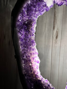 Large Super Quality Amethyst Portal, Rotating Stand, 381 lbs & 83" Tall #5604-0131 - Brazil GemsBrazil GemsLarge Super Quality Amethyst Portal, Rotating Stand, 381 lbs & 83" Tall #5604-0131Portals on Rotating Bases5604-0131