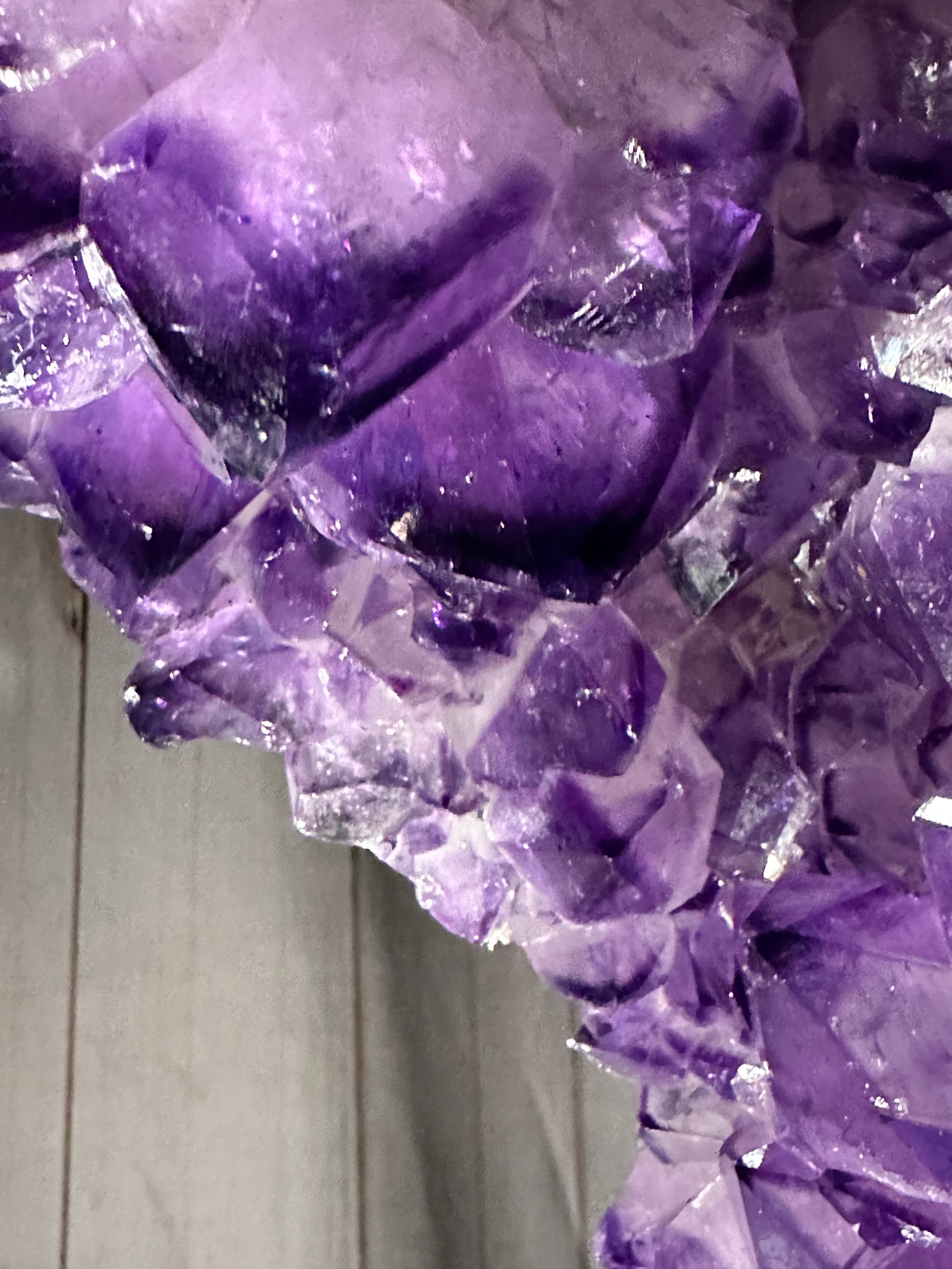 Large Super Quality Amethyst Portal, Rotating Stand, 381 lbs & 83" Tall #5604-0131 - Brazil GemsBrazil GemsLarge Super Quality Amethyst Portal, Rotating Stand, 381 lbs & 83" Tall #5604-0131Portals on Rotating Bases5604-0131