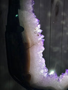 Large Super Quality Amethyst Portal, Rotating Stand, 381 lbs & 83" Tall #5604-0131 - Brazil GemsBrazil GemsLarge Super Quality Amethyst Portal, Rotating Stand, 381 lbs & 83" Tall #5604-0131Portals on Rotating Bases5604-0131