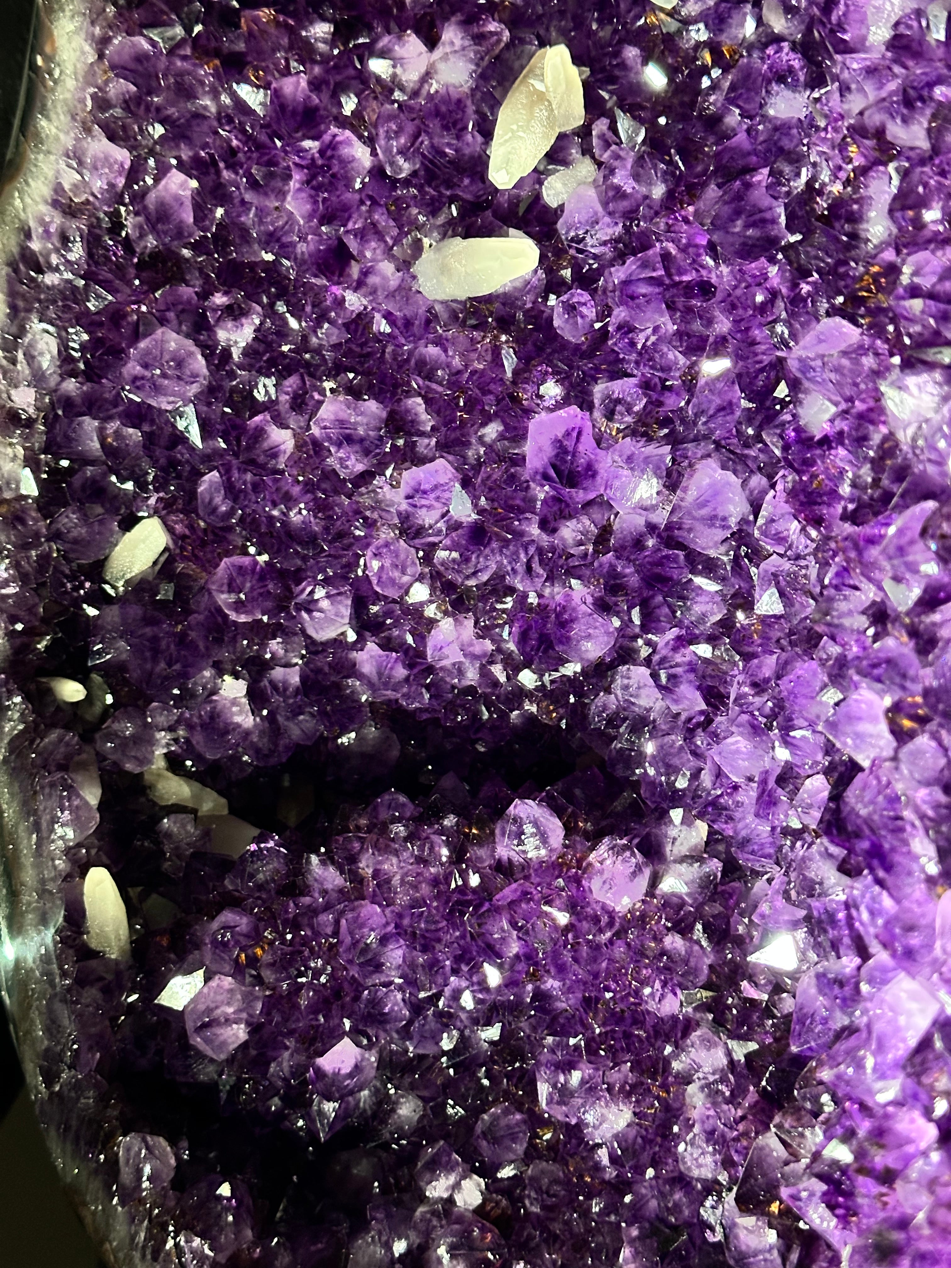 Large Super Quality Amethyst Wings on a Metal Stand, 503 lbs, 71" Tall #5493-0046 - Brazil GemsBrazil GemsLarge Super Quality Amethyst Wings on a Metal Stand, 503 lbs, 71" Tall #5493-0046Amethyst Butterfly Wings5493-0046