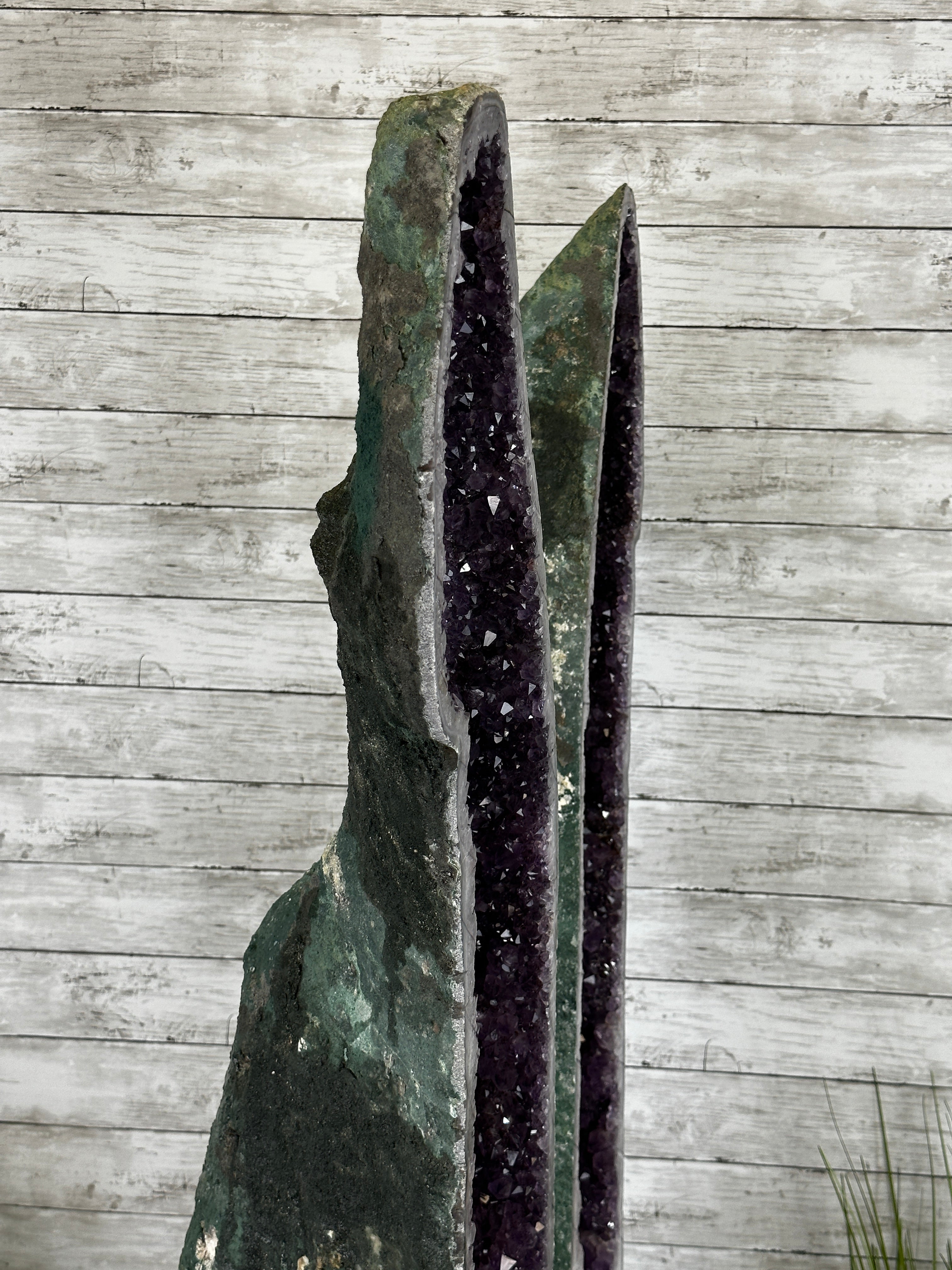 Extra Plus Quality Amethyst Butterfly Wings 311 lbs & 72" Tall #5493-0045 - Brazil GemsBrazil GemsExtra Plus Quality Amethyst Butterfly Wings 311 lbs & 72" Tall #5493-0045Amethyst Butterfly Wings5493-0045