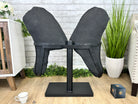 Extra Plus Quality Amethyst Wings on a Metal Stand, 178 lbs, 36" Tall #5493-0040 - Brazil GemsBrazil GemsExtra Plus Quality Amethyst Wings on a Metal Stand, 178 lbs, 36" Tall #5493-0040Amethyst Butterfly Wings5493-0040