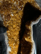 Large Citrine Butterfly Wings on a Metal Stand, 322 lbs & 72.75" Tall #5498-0005 - Brazil GemsBrazil GemsLarge Citrine Butterfly Wings on a Metal Stand, 322 lbs & 72.75" Tall #5498-0005Citrine Butterfly Wings5498-0005