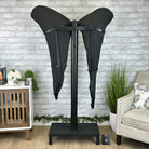 Large Citrine Butterfly Wings on a Metal Stand, 322 lbs & 72.75" Tall #5498-0005 - Brazil GemsBrazil GemsLarge Citrine Butterfly Wings on a Metal Stand, 322 lbs & 72.75" Tall #5498-0005Citrine Butterfly Wings5498-0005