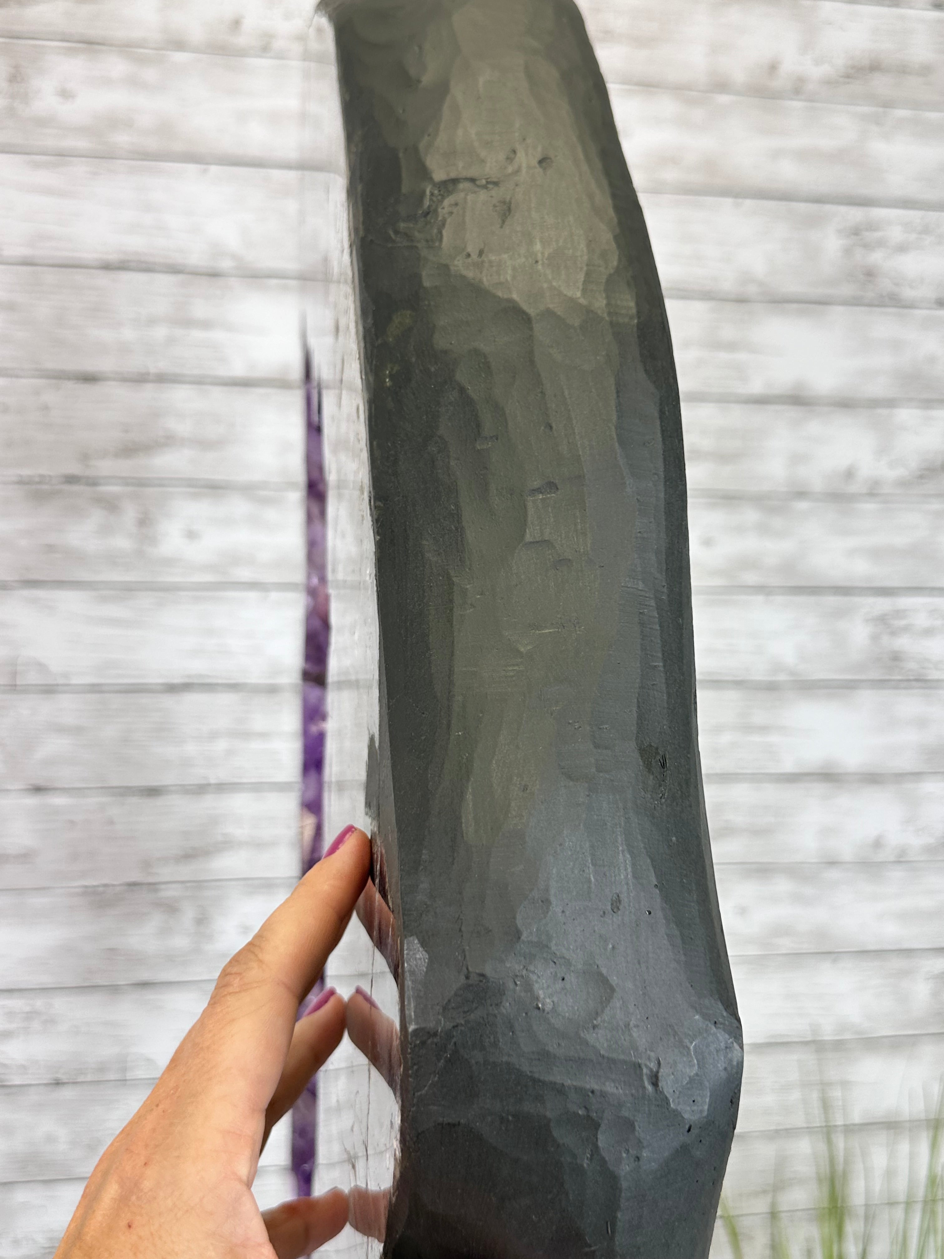 Super Quality Amethyst Portal, Rotating Stand, 170 lbs & 73" Tall #5604-0132 - Brazil GemsBrazil GemsSuper Quality Amethyst Portal, Rotating Stand, 170 lbs & 73" Tall #5604-0132Portals on Rotating Bases5604-0132
