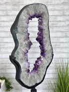Super Quality Amethyst Portal, Rotating Stand, 170 lbs & 73" Tall #5604-0132 - Brazil GemsBrazil GemsSuper Quality Amethyst Portal, Rotating Stand, 170 lbs & 73" Tall #5604-0132Portals on Rotating Bases5604-0132