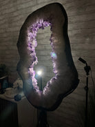 Super Quality Amethyst Portal, Rotating Stand, 170 lbs & 73" Tall #5604-0132 - Brazil GemsBrazil GemsSuper Quality Amethyst Portal, Rotating Stand, 170 lbs & 73" Tall #5604-0132Portals on Rotating Bases5604-0132