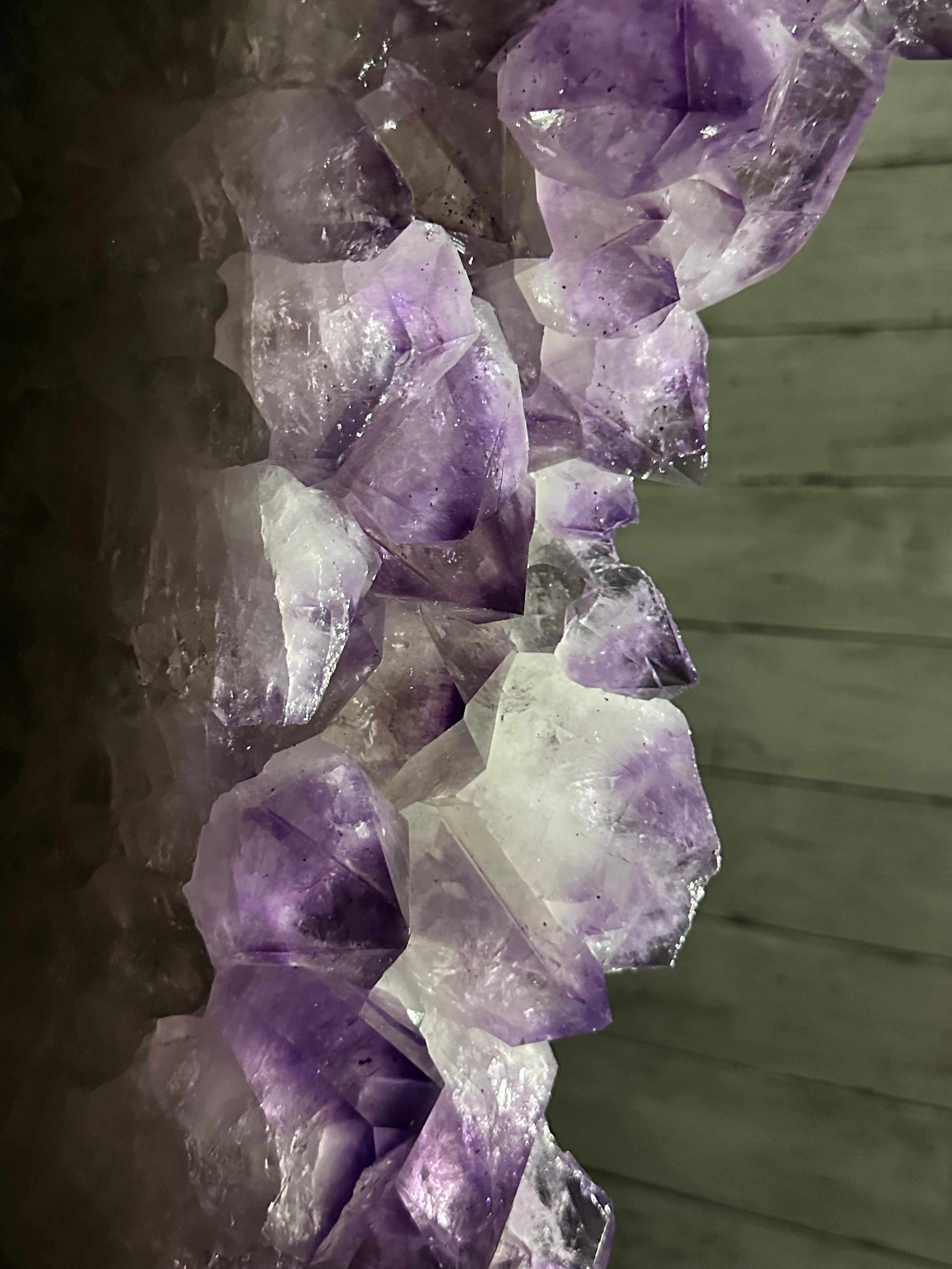 Super Quality Amethyst Portal, Rotating Stand, 170 lbs & 73" Tall #5604-0132 - Brazil GemsBrazil GemsSuper Quality Amethyst Portal, Rotating Stand, 170 lbs & 73" Tall #5604-0132Portals on Rotating Bases5604-0132