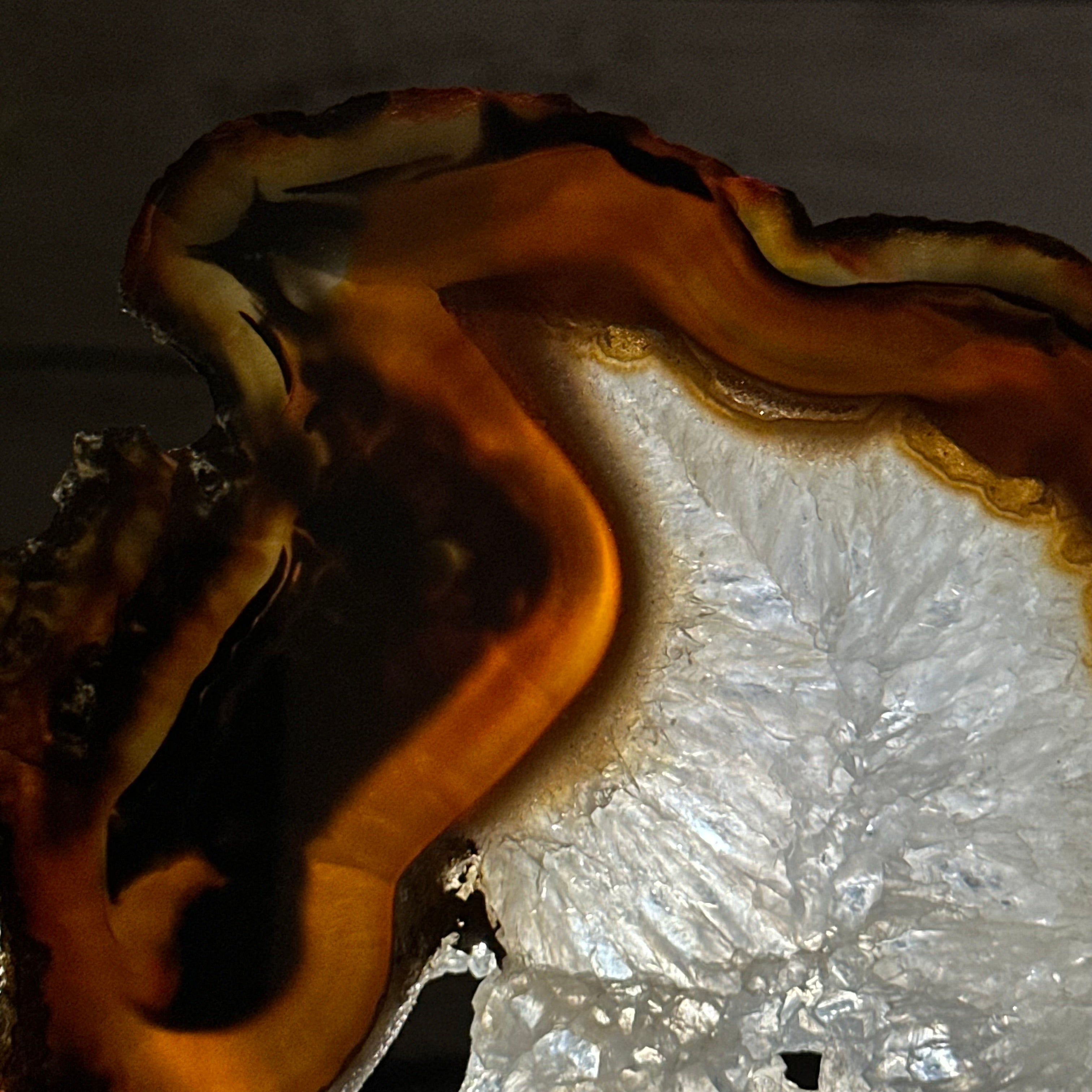 Natural Brazilian Agate "Butterfly Wings", 15" Tall #5050NA-083 - Brazil GemsBrazil GemsNatural Brazilian Agate "Butterfly Wings", 15" Tall #5050NA-083Agate Butterfly Wings5050NA-083