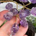 Amethyst 14" Tall Handmade Gemstone Tree on a Crystal base, 180 Gems #5404AMTH - Brazil GemsBrazil GemsAmethyst 14" Tall Handmade Gemstone Tree on a Crystal base, 180 Gems #5404AMTHGemstone Trees5404AMTH