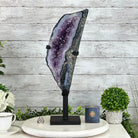 Amethyst Cluster on a Metal Base, 12.4 lbs & 19.5" Tall #5491 - 0147 - Brazil GemsBrazil GemsAmethyst Cluster on a Metal Base, 12.4 lbs & 19.5" Tall #5491 - 0147Clusters on Fixed Bases5491 - 0147