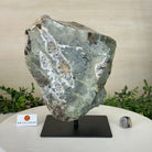 Amethyst Cluster on a Metal Base, 13 lbs & 9.9" Tall #5491 - 0215 - Brazil GemsBrazil GemsAmethyst Cluster on a Metal Base, 13 lbs & 9.9" Tall #5491 - 0215Clusters on Fixed Bases5491 - 0215