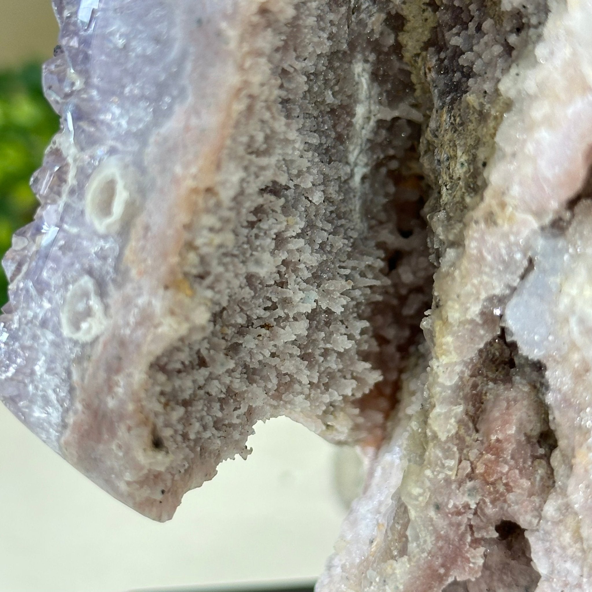 Amethyst Cluster on a Metal Base, 13.2 lbs & 9.1" Tall #5491 - 0216 - Brazil GemsBrazil GemsAmethyst Cluster on a Metal Base, 13.2 lbs & 9.1" Tall #5491 - 0216Clusters on Fixed Bases5491 - 0216